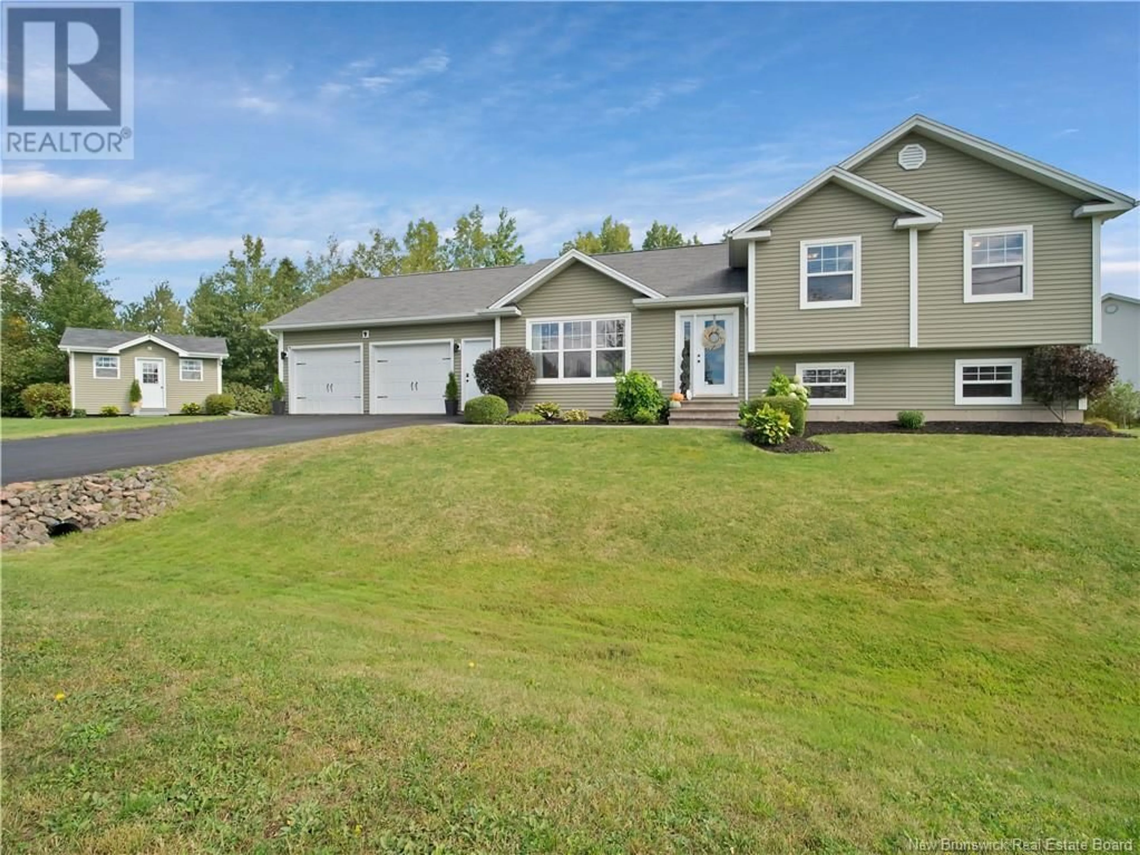 Frontside or backside of a home, the street view for 9 Larsen Lane, Salisbury New Brunswick E4J2L3