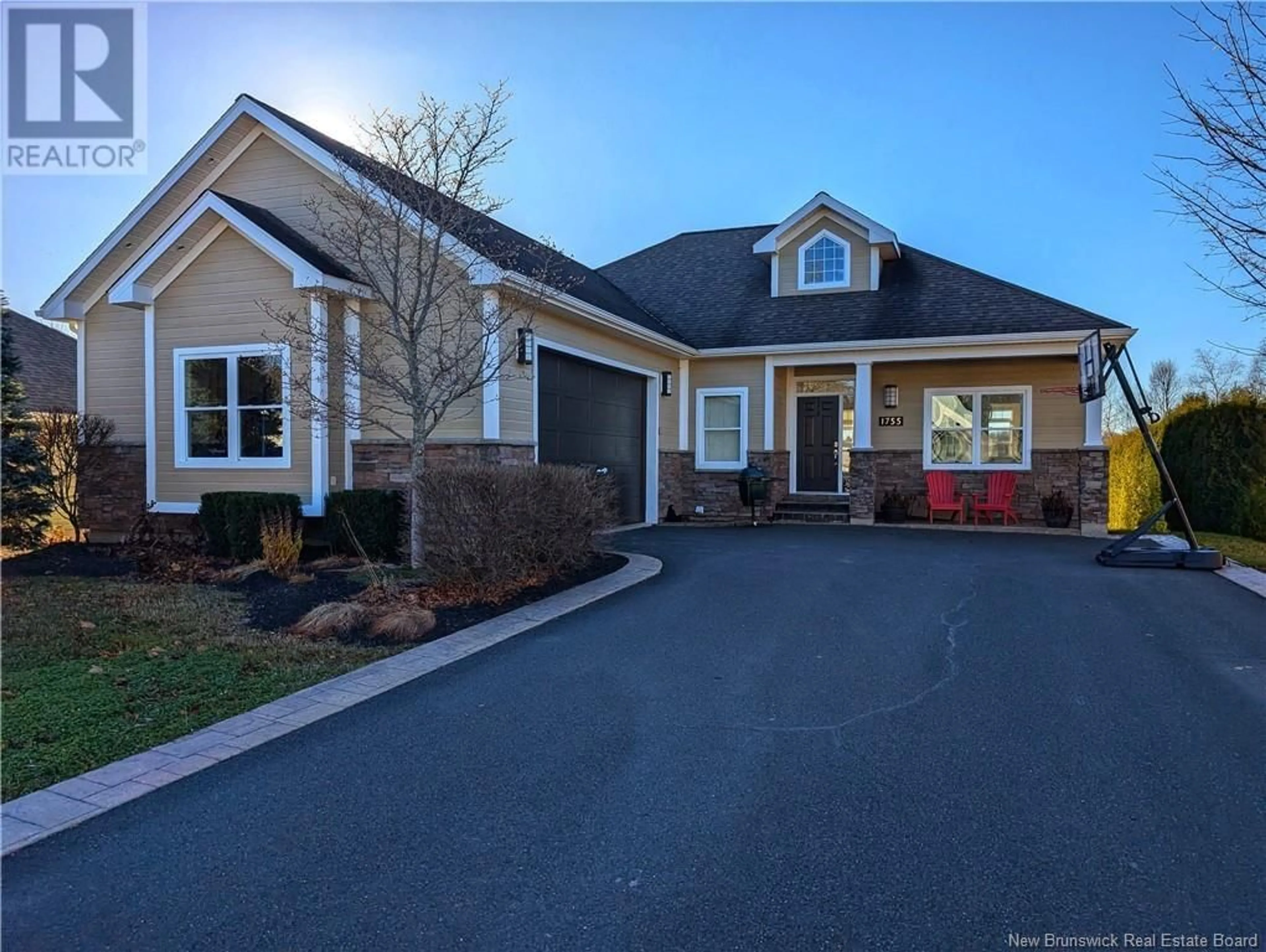 Frontside or backside of a home, the street view for 1755 Gowan Brae Drive, Bathurst New Brunswick E2A4X5