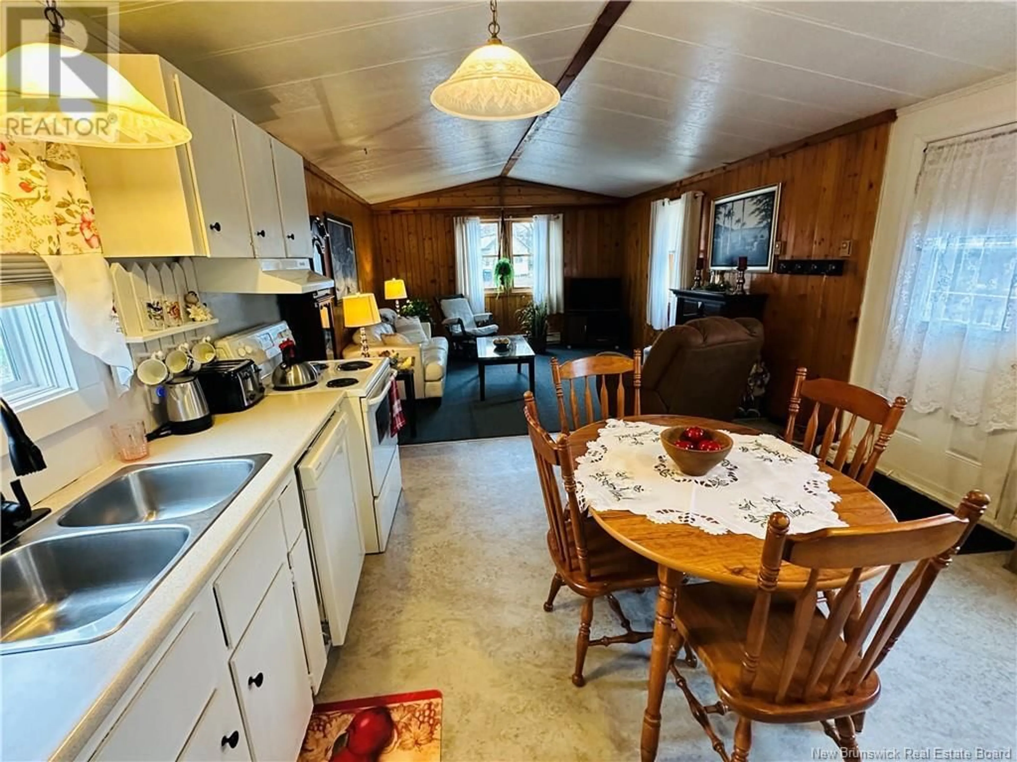 Standard kitchen, wood floors, cottage for 16 Poulin Drive, Woodstock New Brunswick E7M2L8