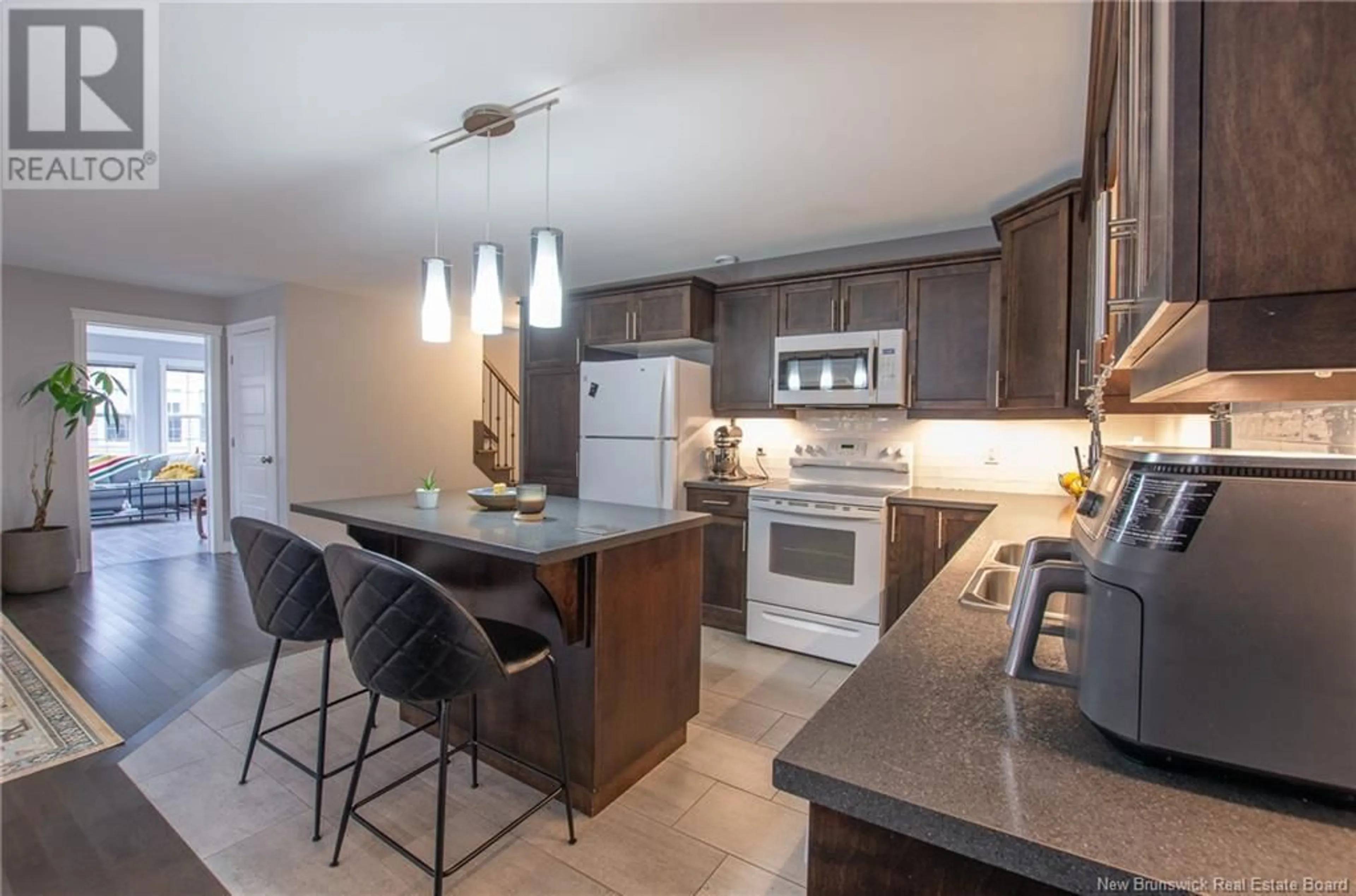 Open concept kitchen for 44 Poitou, Dieppe New Brunswick E1A9V1