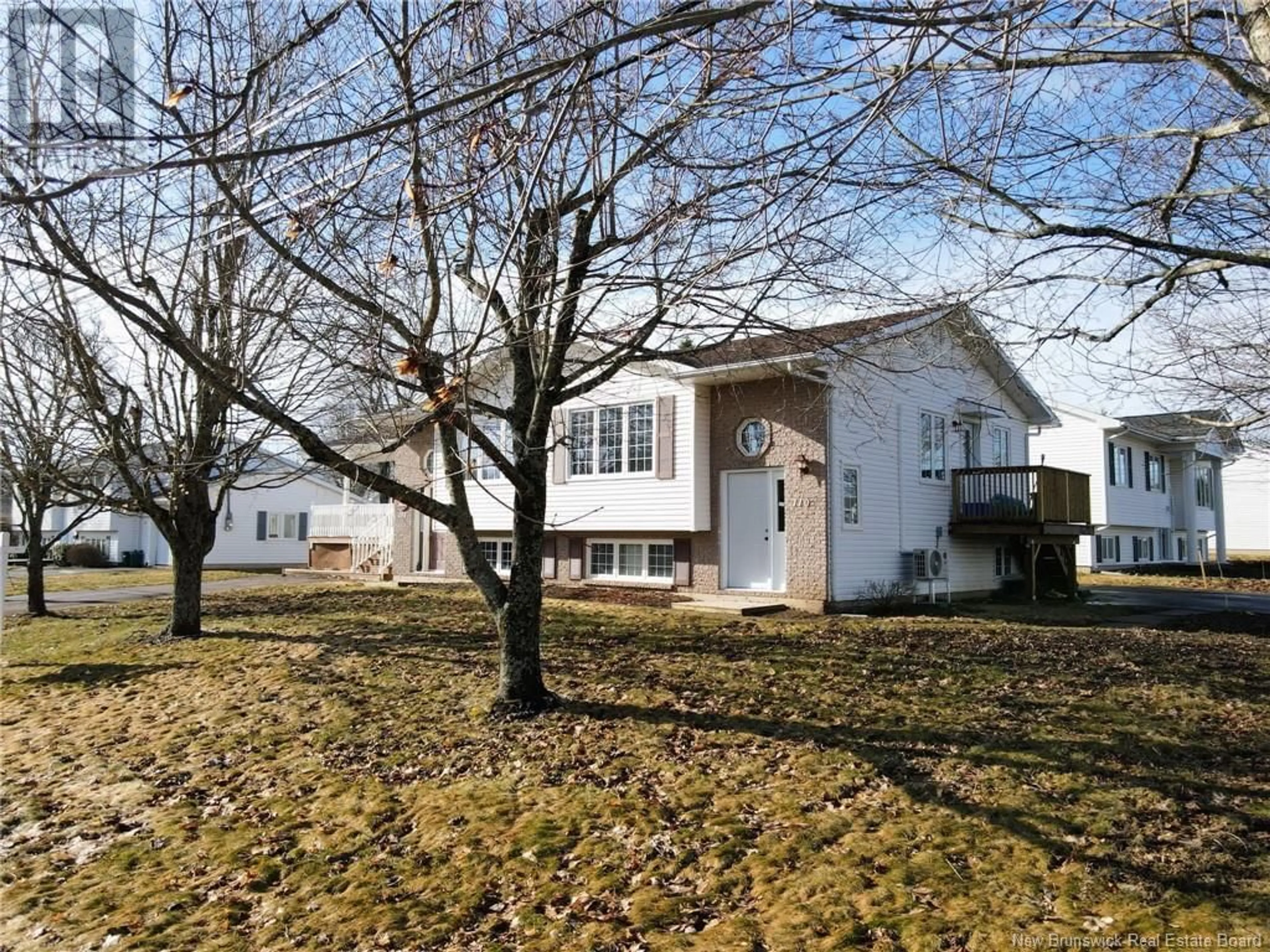 Home with vinyl exterior material, street for 110 - 108 ROCKMAPLE DRIVE, Moncton New Brunswick E1G2G9