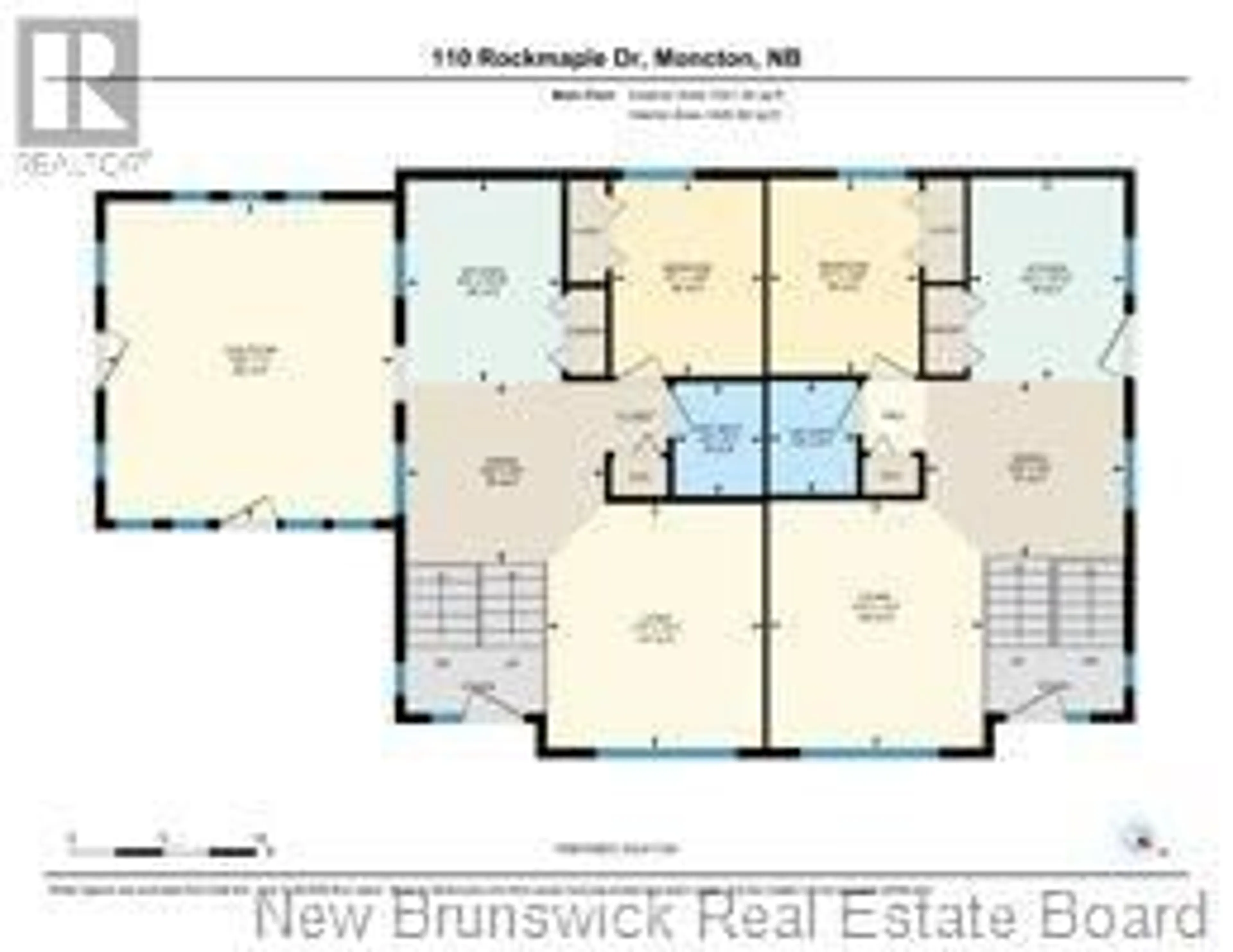 Floor plan for 108/110 Rockmaple Drive, Moncton New Brunswick E1G2G9