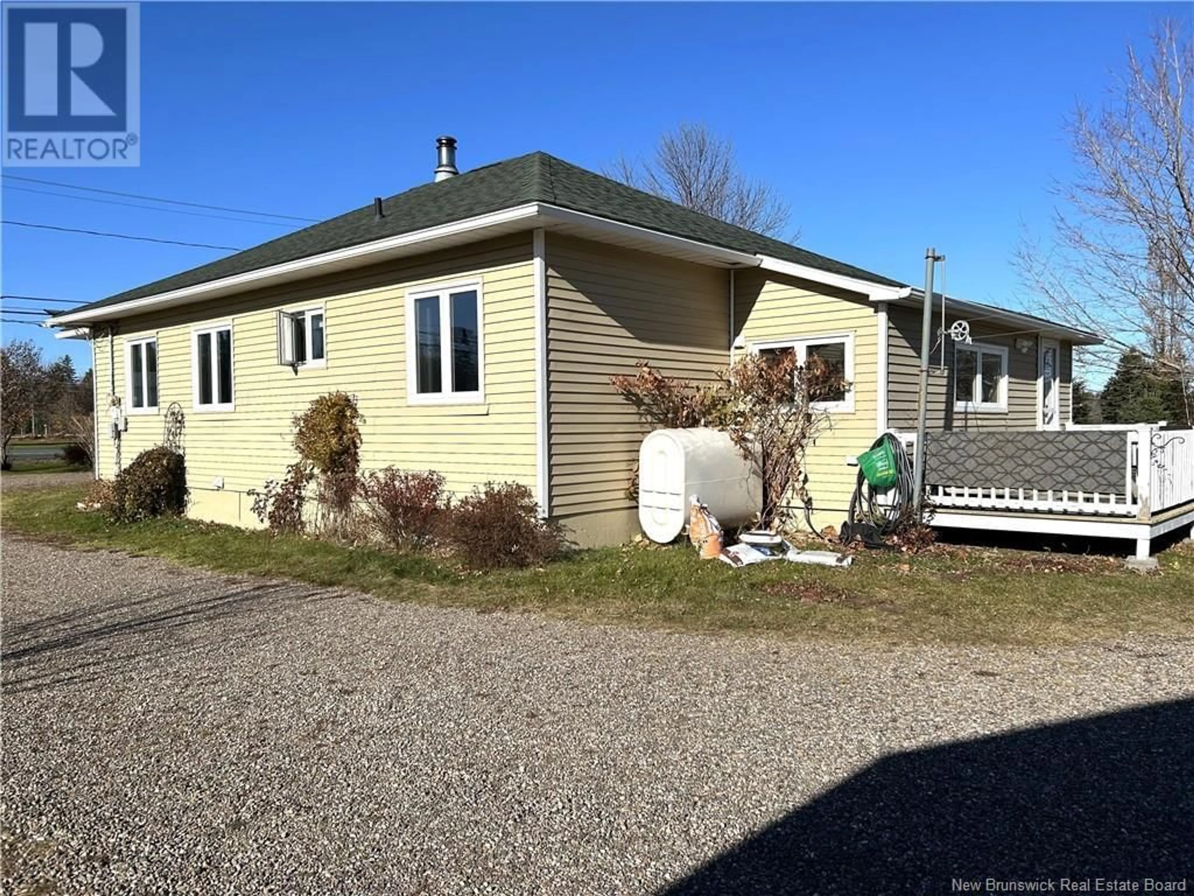 Frontside or backside of a home, the front or back of building for 10688 Route 11 Six Roads, Tracadie New Brunswick E1X3C7