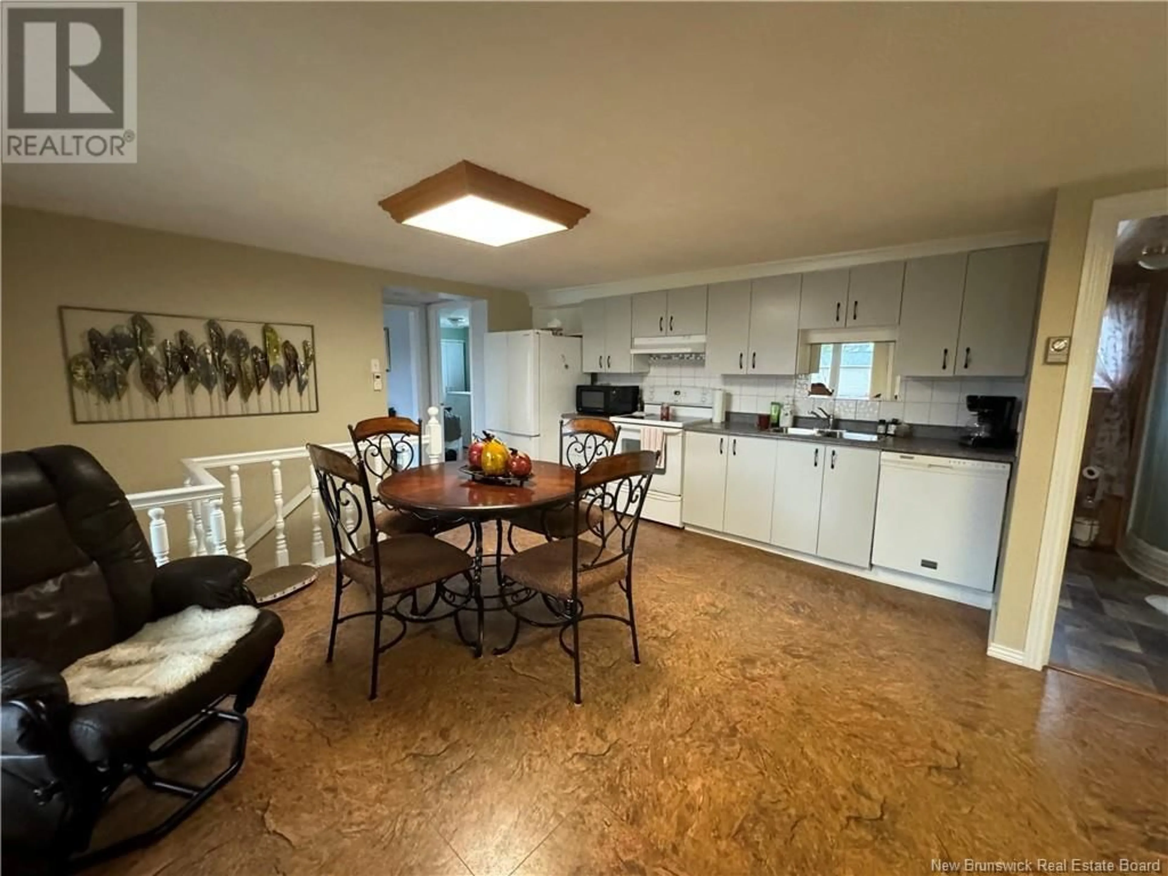 Open concept kitchen for 51 O'Regan Street, Grand-Sault/Grand Falls New Brunswick E3Y1A6