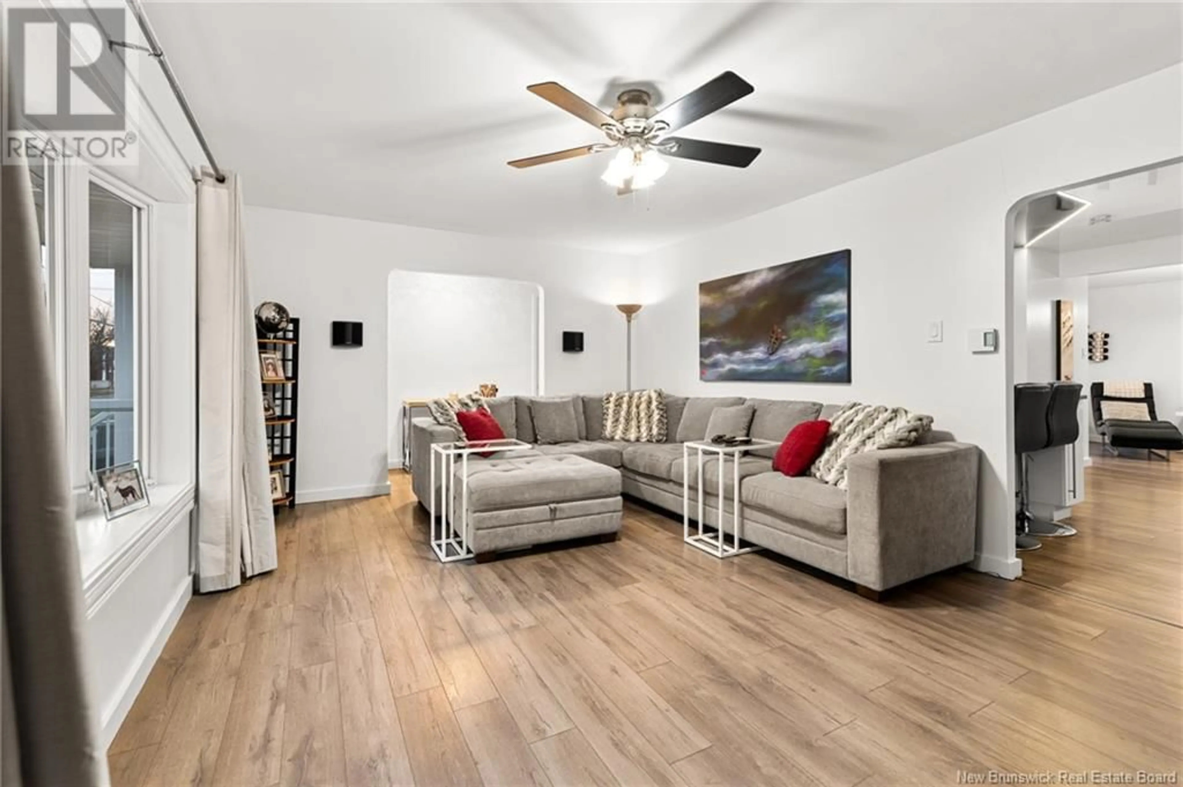 Living room, wood floors for 141 Chapman, Moncton New Brunswick E1E1M2