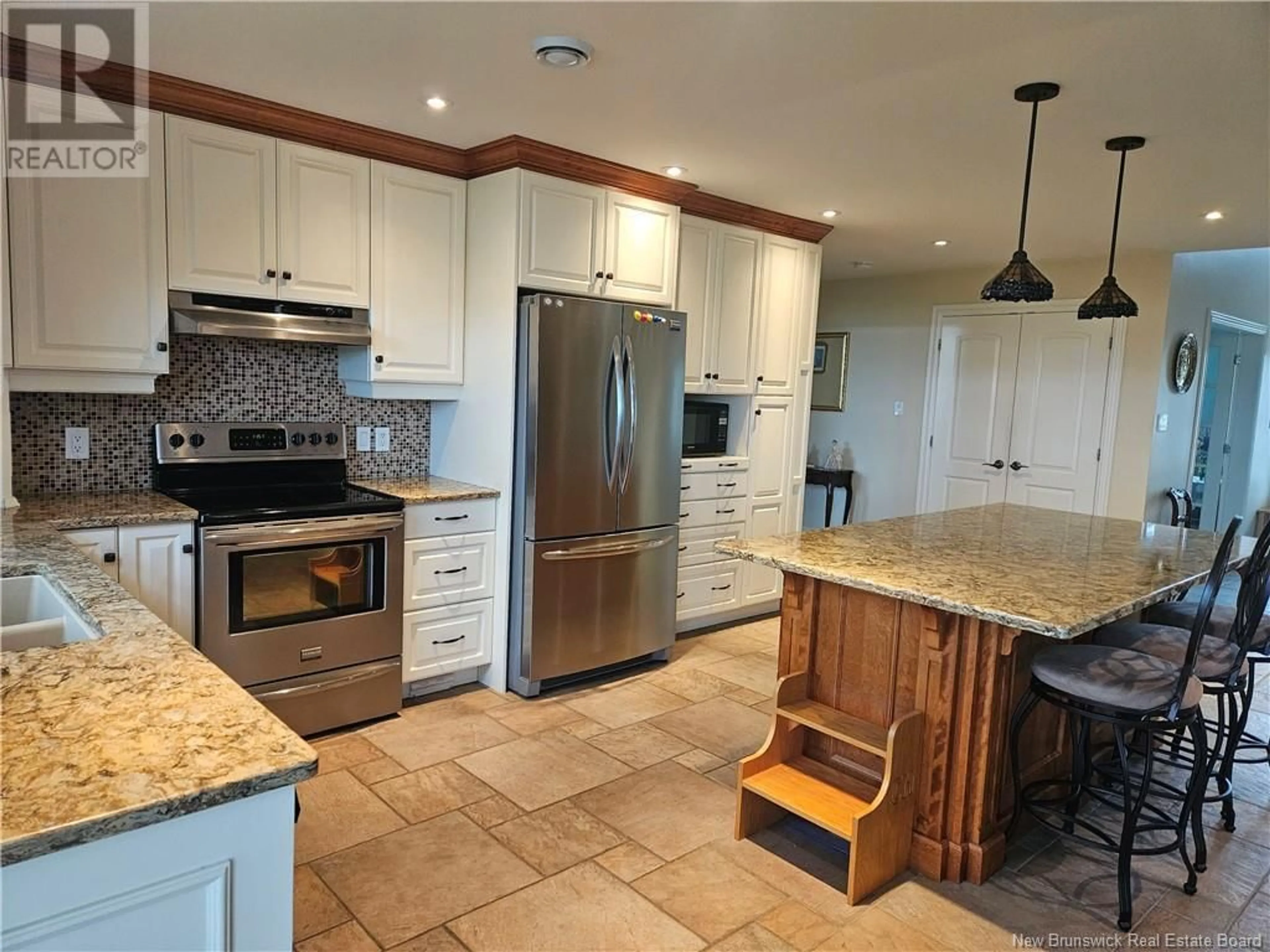 Open concept kitchen for 10 Bunker Hill Drive, Upper Coverdale New Brunswick E1J0C2