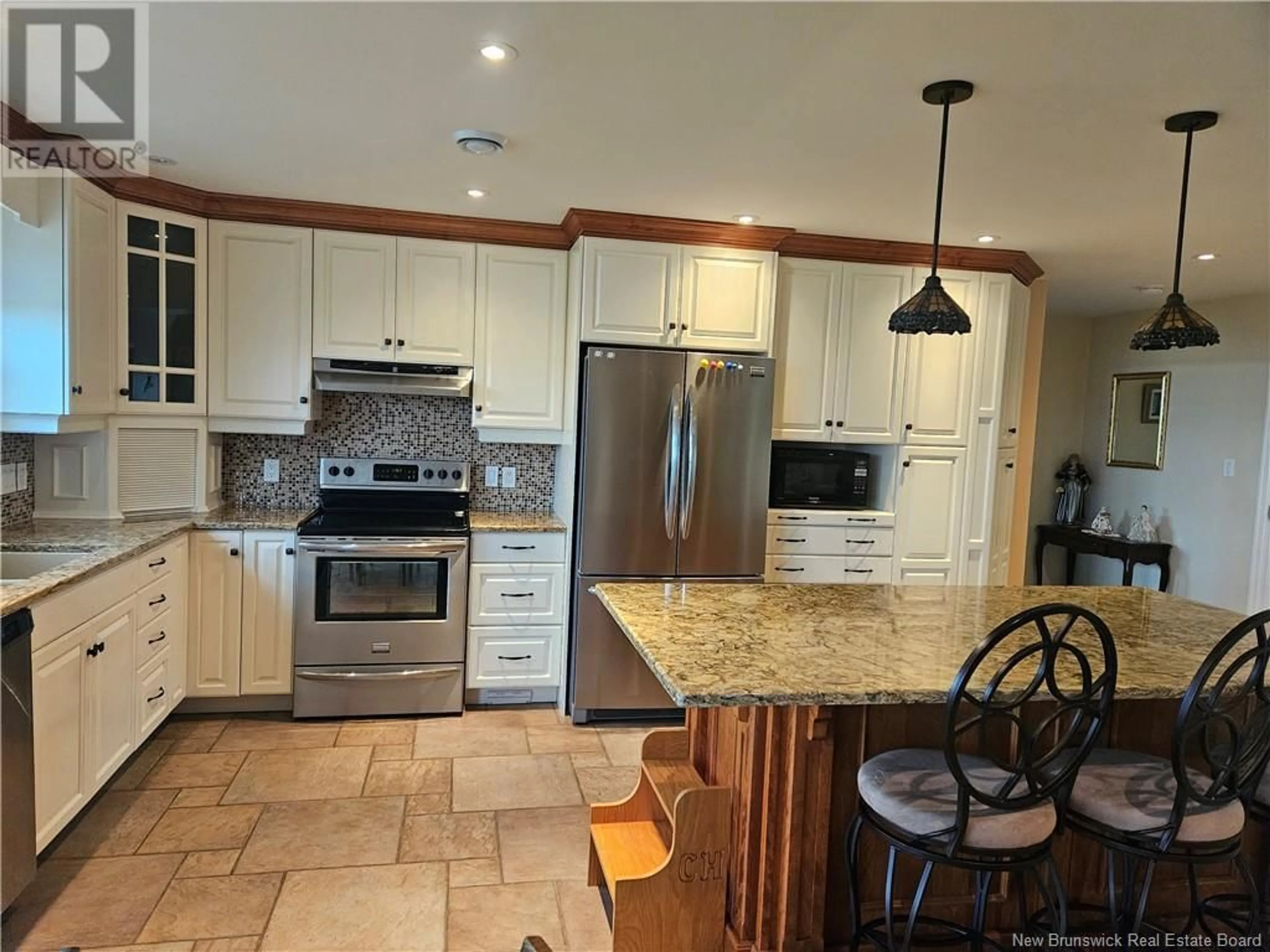 Open concept kitchen for 10 Bunker Hill Drive, Upper Coverdale New Brunswick E1J0C2