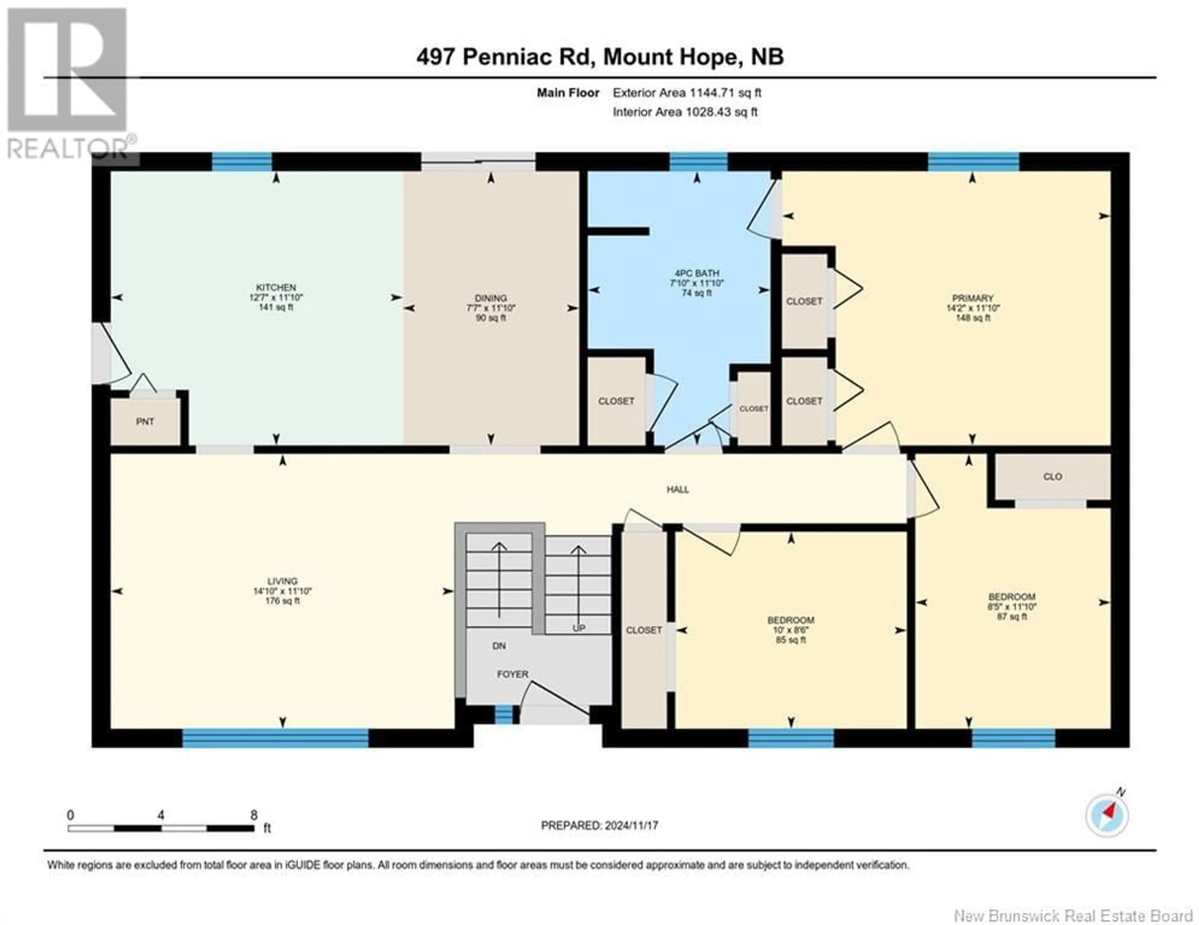 Floor plan for 497 Penniac Road, Penniac New Brunswick E3A9A8