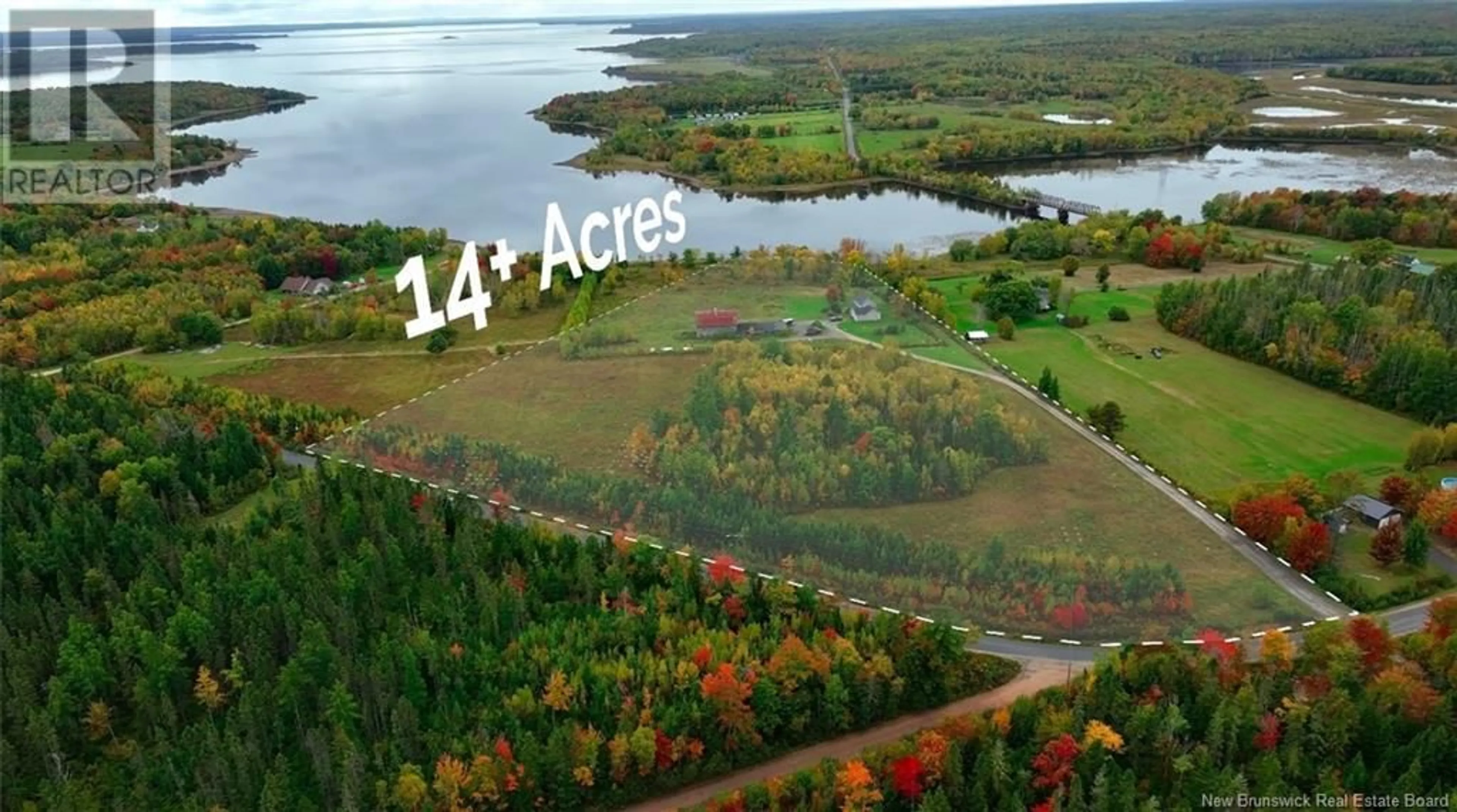 A pic from outside/outdoor area/front of a property/back of a property/a pic from drone, water/lake/river/ocean view for 28 CHAPMAN ROAD, Newcastle Creek New Brunswick E4B2L6