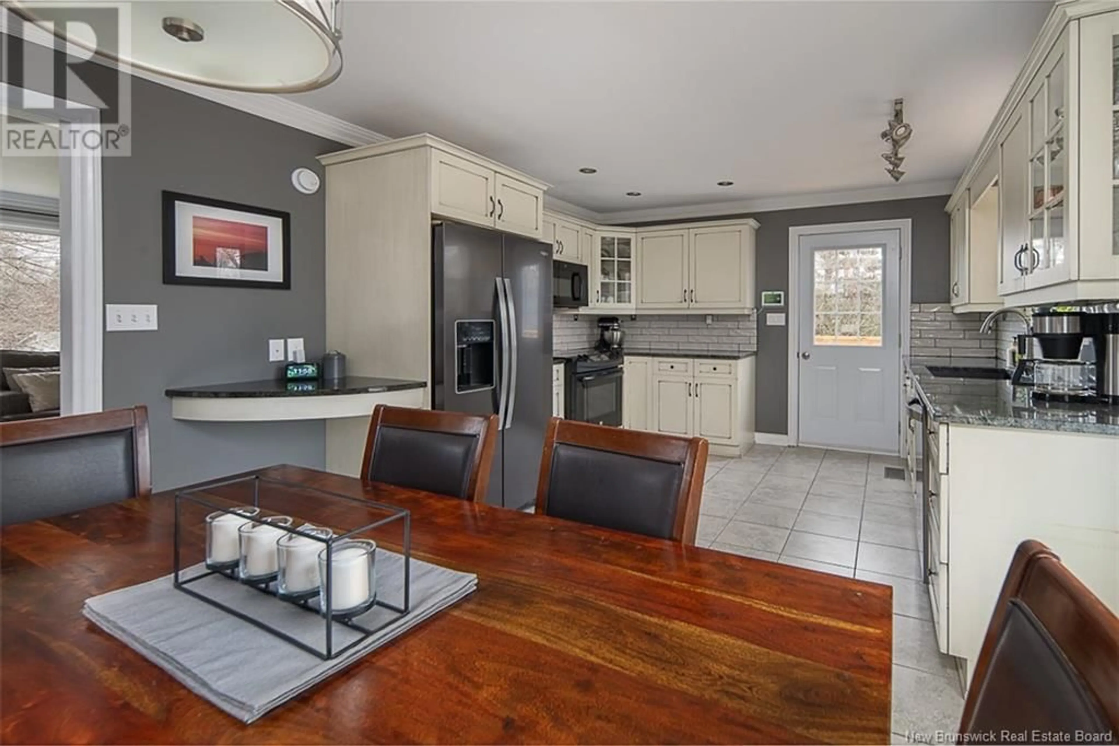 Open concept kitchen for 48 Bromley Avenue, Hanwell New Brunswick E3C1M8