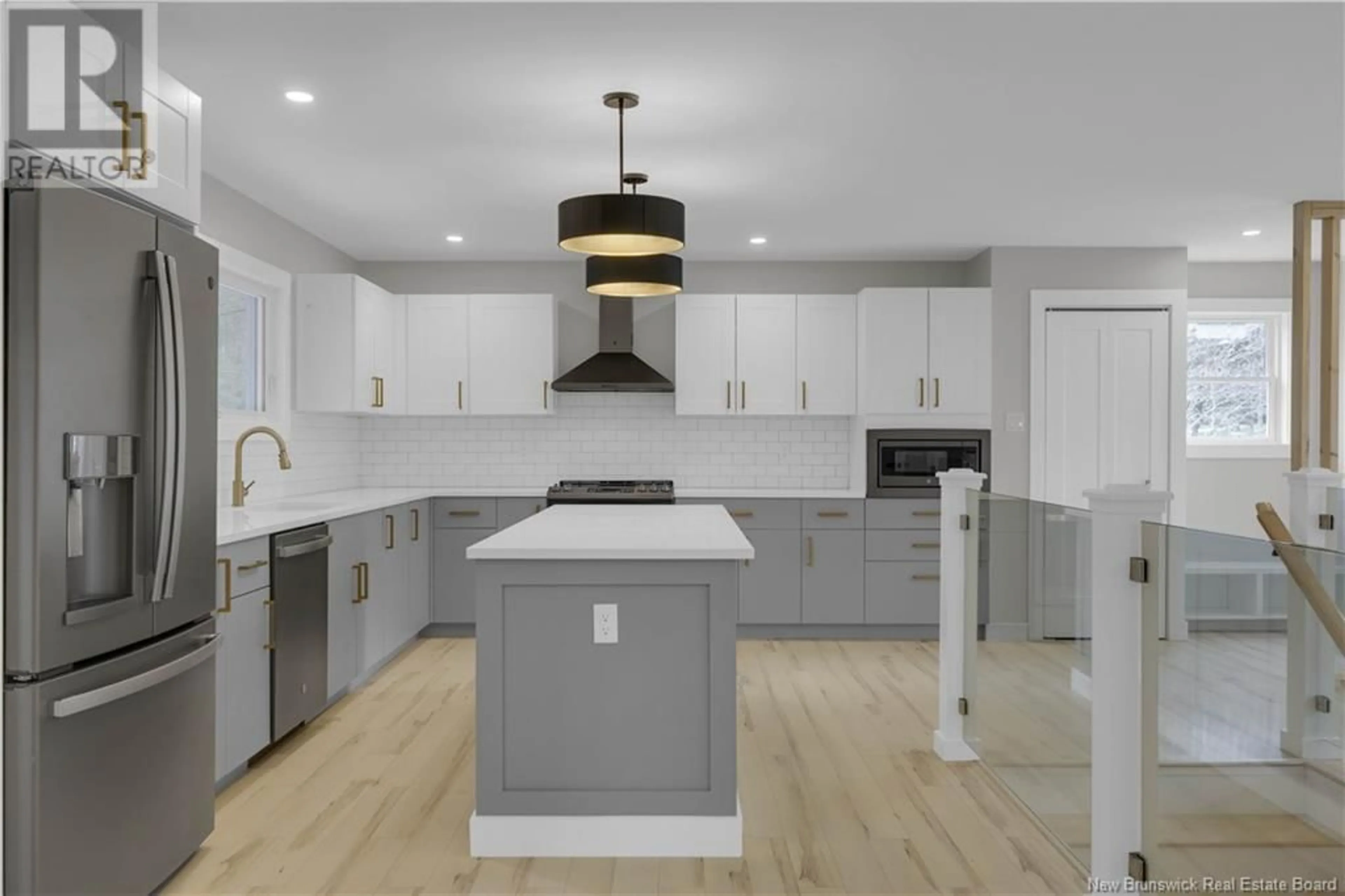 Open concept kitchen for 51 Cedar Ridge Boulevard, Quispamsis New Brunswick E2E4K6