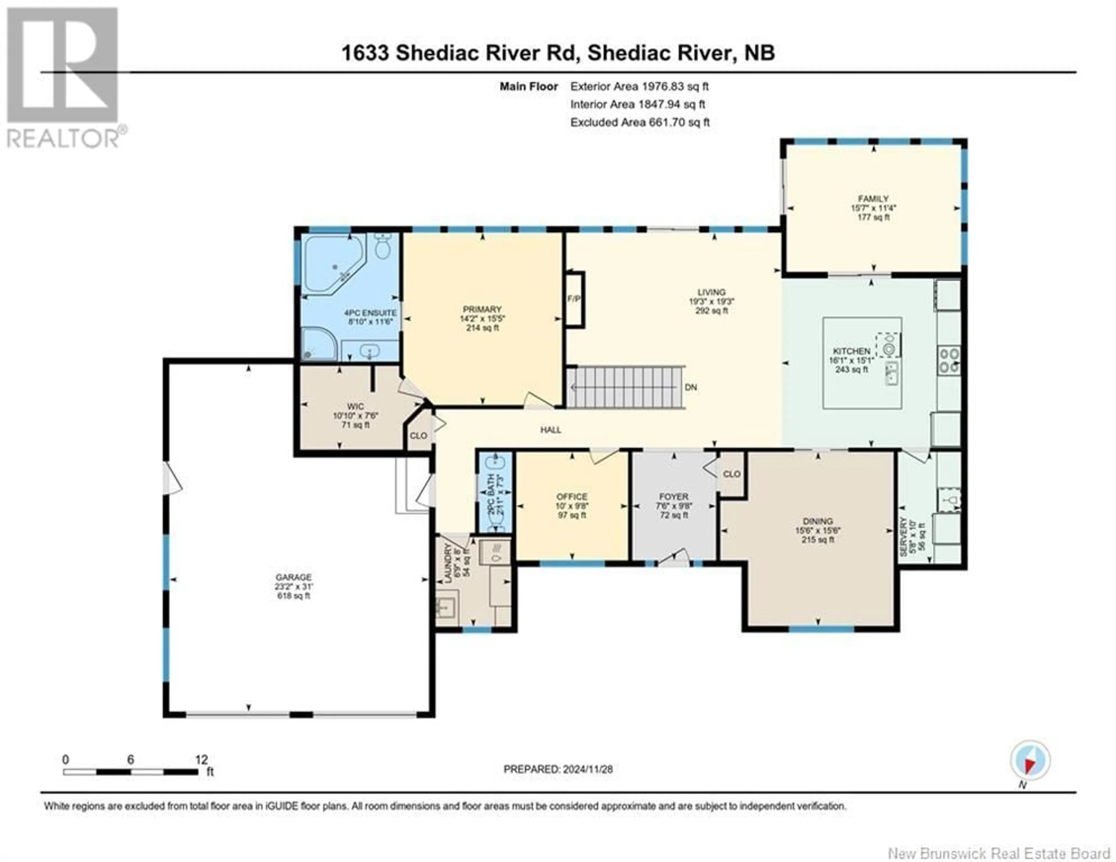 Floor plan for 1633 Shediac River Road, Shediac River New Brunswick E4R1X4