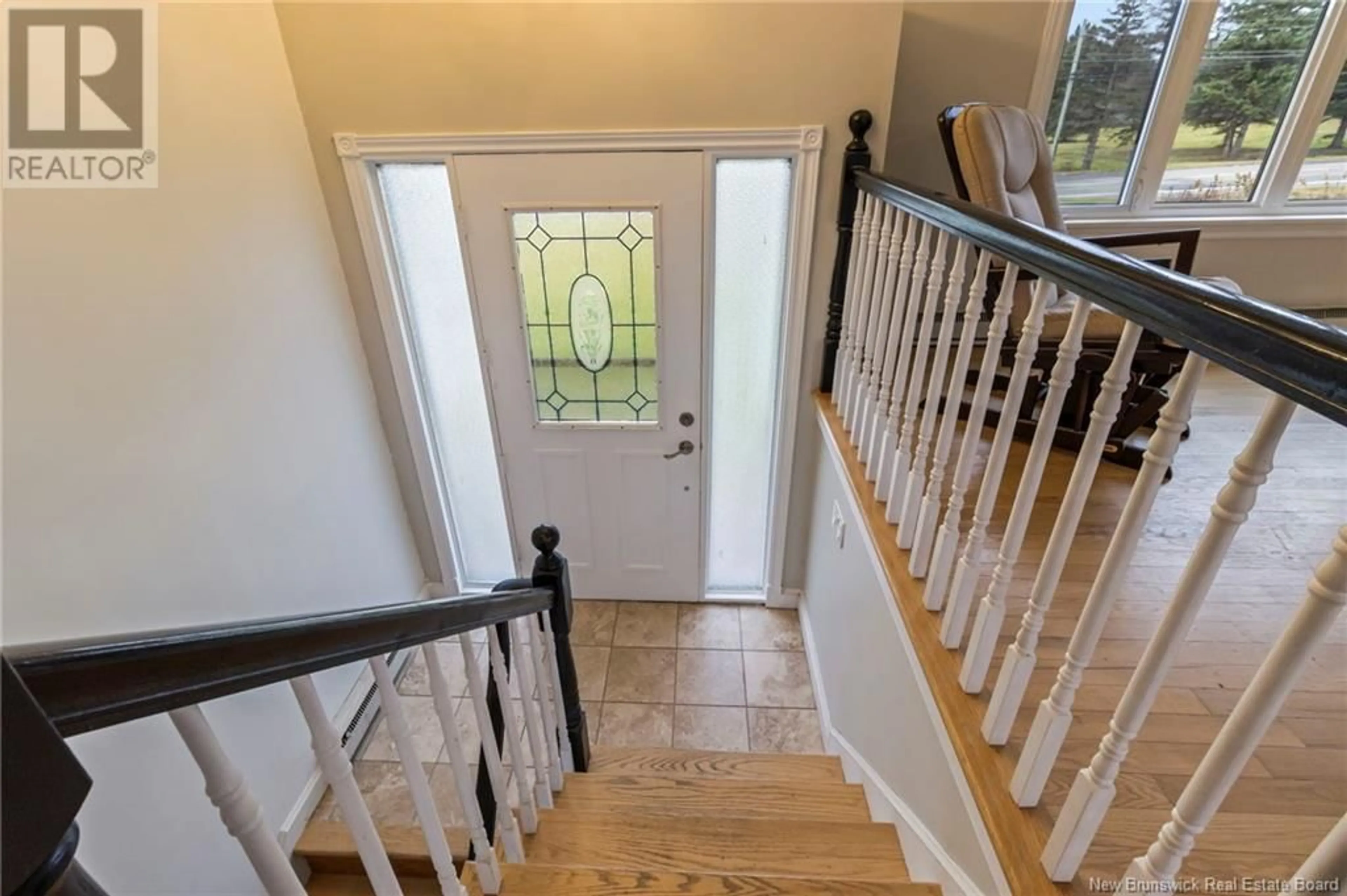 Indoor entryway, wood floors for 131 Rue Evangeline Street, Bouctouche New Brunswick E4S3E3