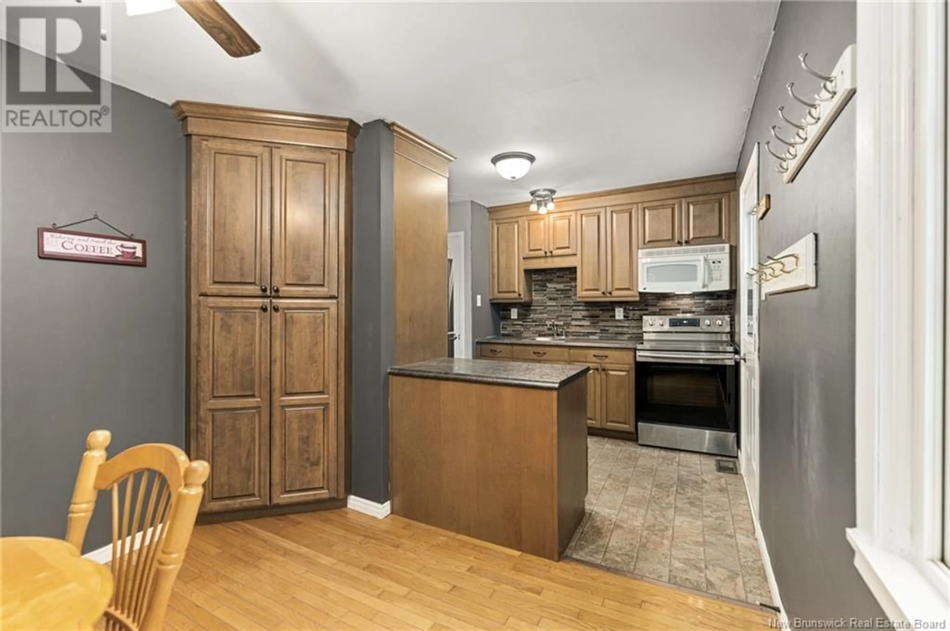 Kitchen, wood floors, cottage for 30 Darwin Street, Riverview New Brunswick E1B1G6