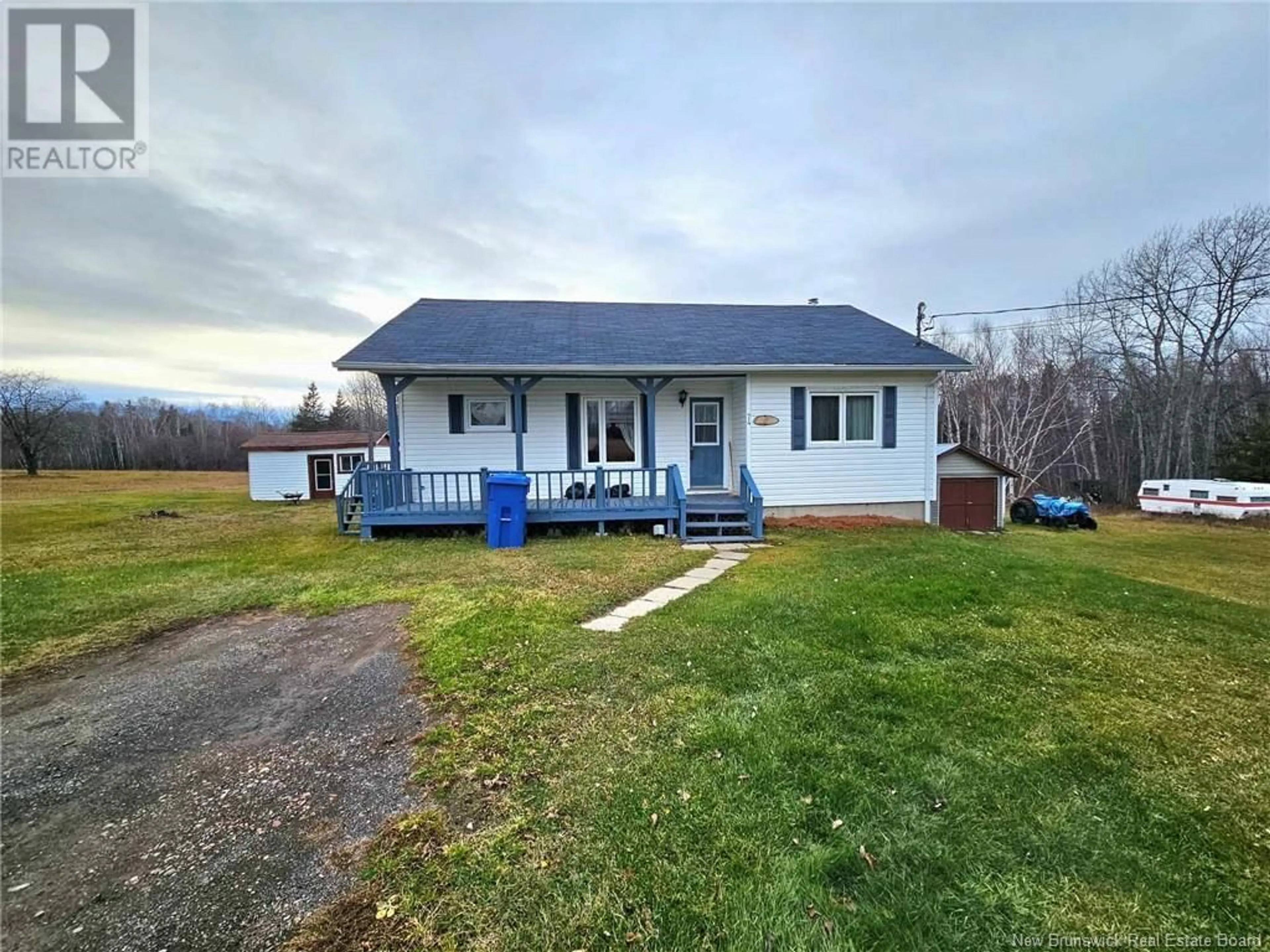 Frontside or backside of a home, cottage for 74 Lapointe Road, Nash Creek New Brunswick E8G1B4