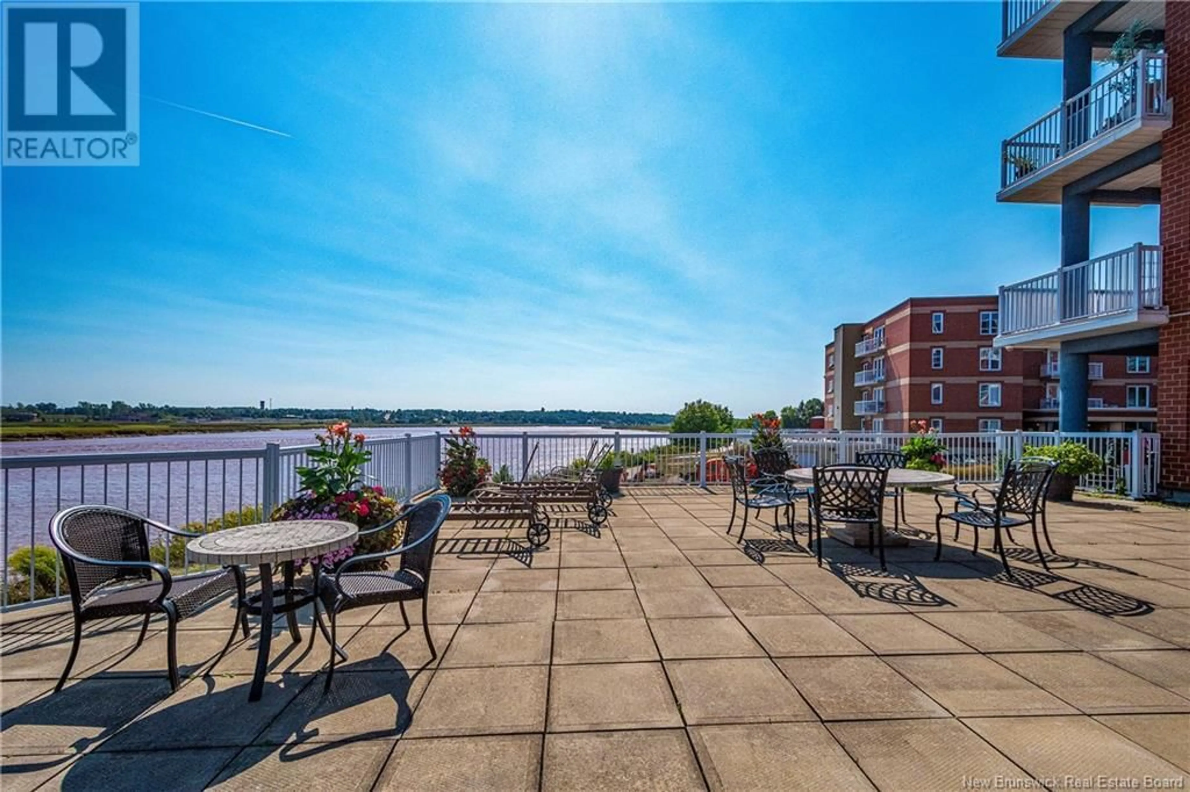 Patio, the view of lake or river for 50 Assomption Unit# 102, Moncton New Brunswick E1C0C5