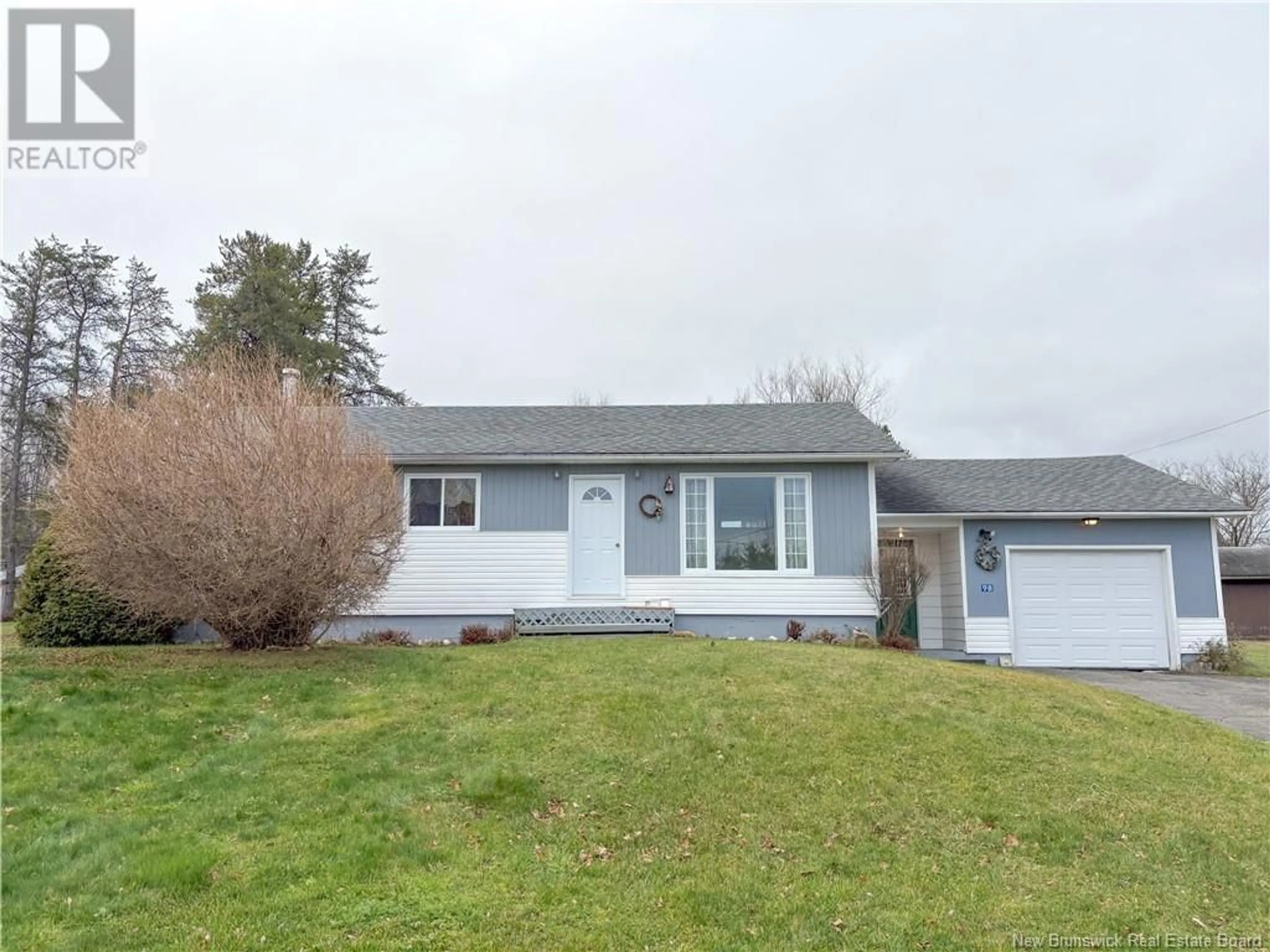 Frontside or backside of a home, the street view for 98 Curtis Road, Florenceville-Bristol New Brunswick E7L2H2