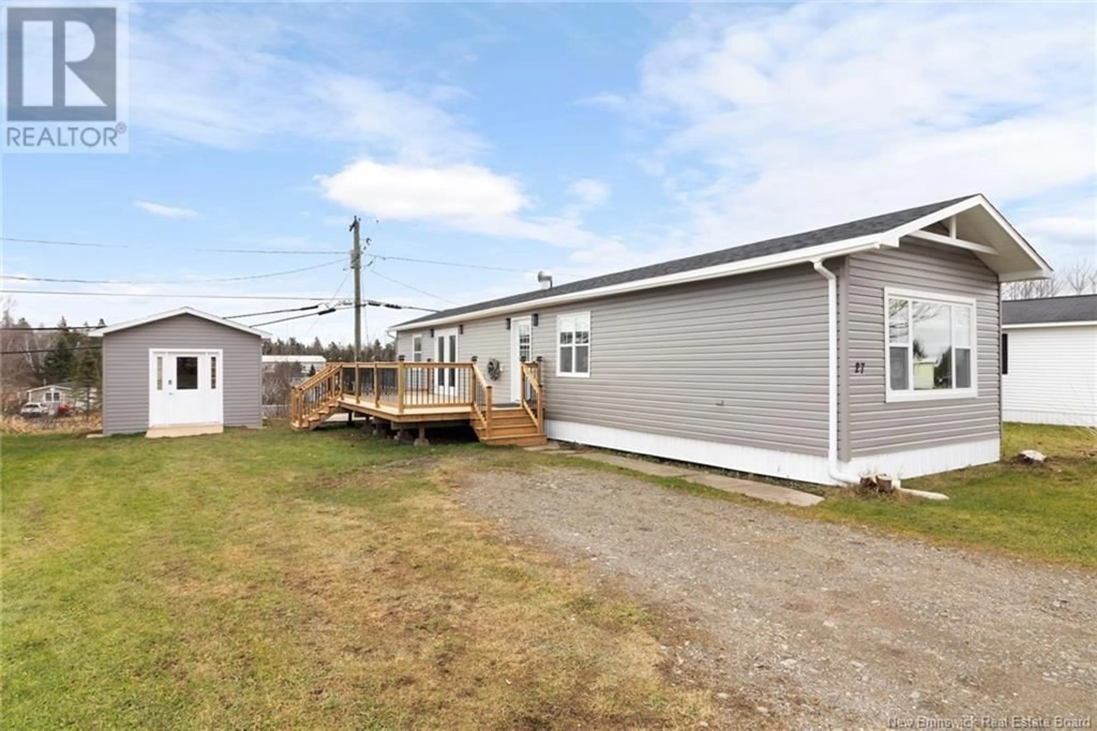 Frontside or backside of a home, cottage for 27 Leafwood Crescent, Fredericton New Brunswick E3B6N6