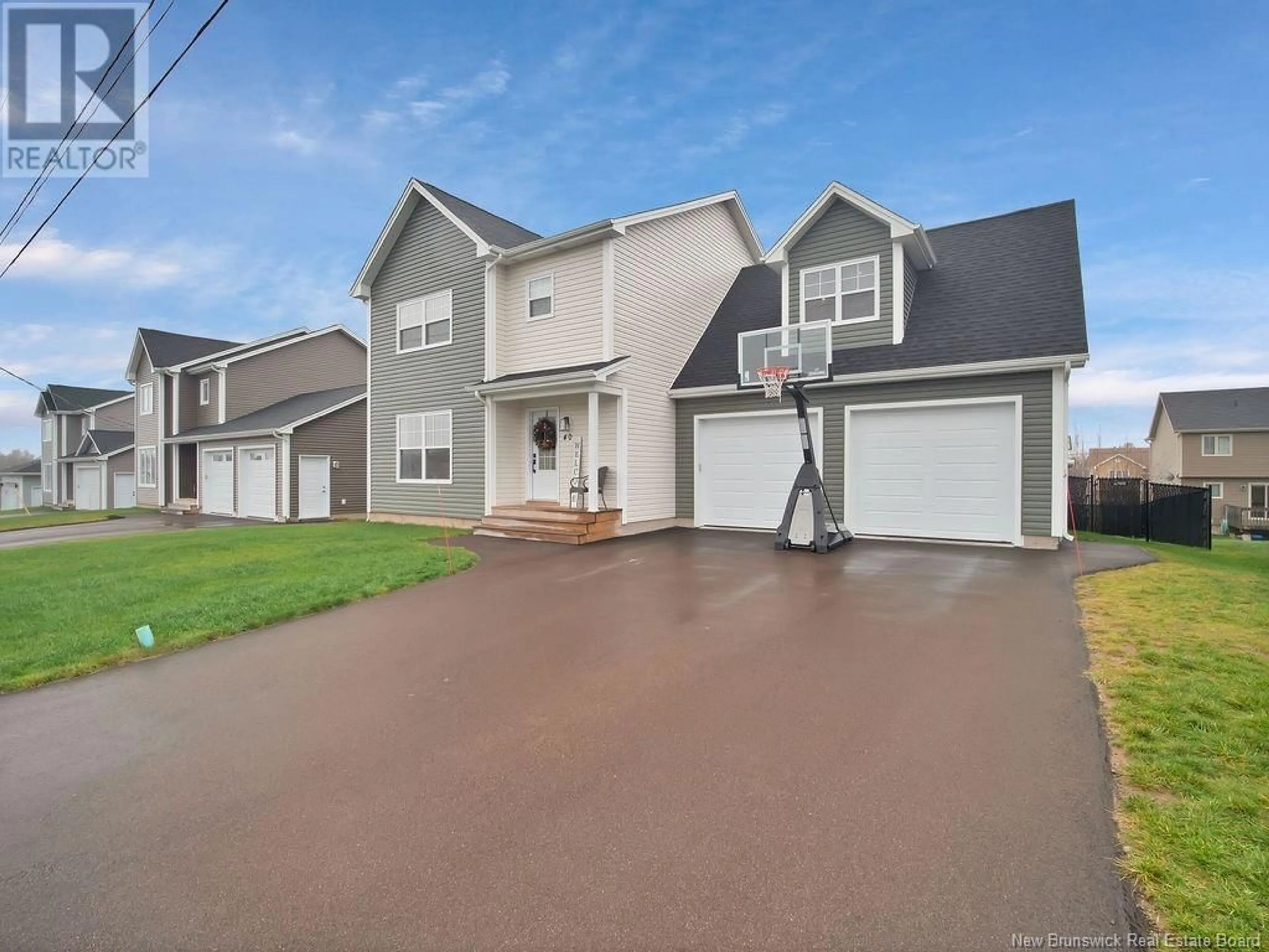 Home with vinyl exterior material, street for 40 AMITY STREET, Moncton New Brunswick E1G0S3