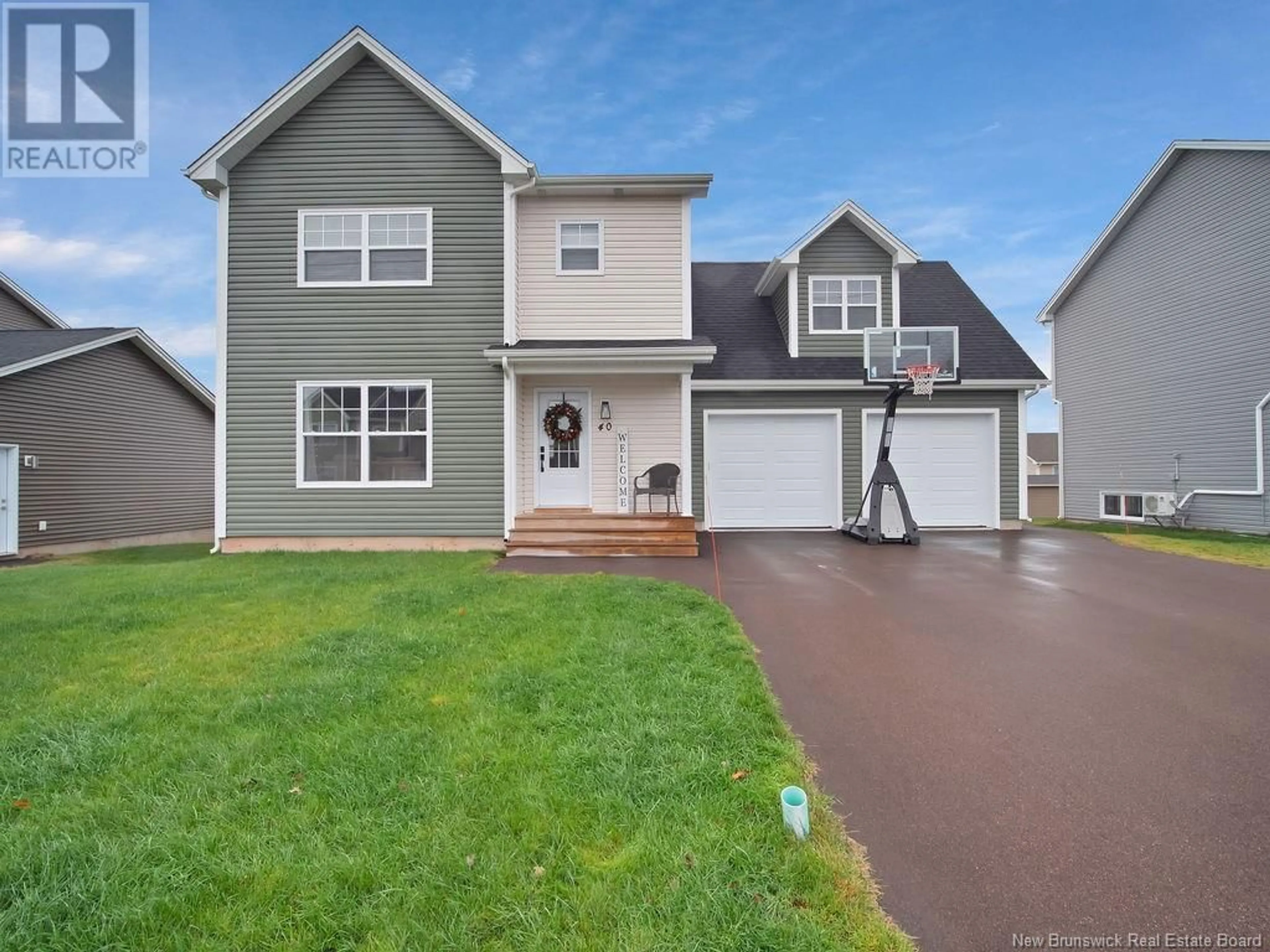 Frontside or backside of a home, the street view for 40 Amity Street, Moncton New Brunswick E1G0S3