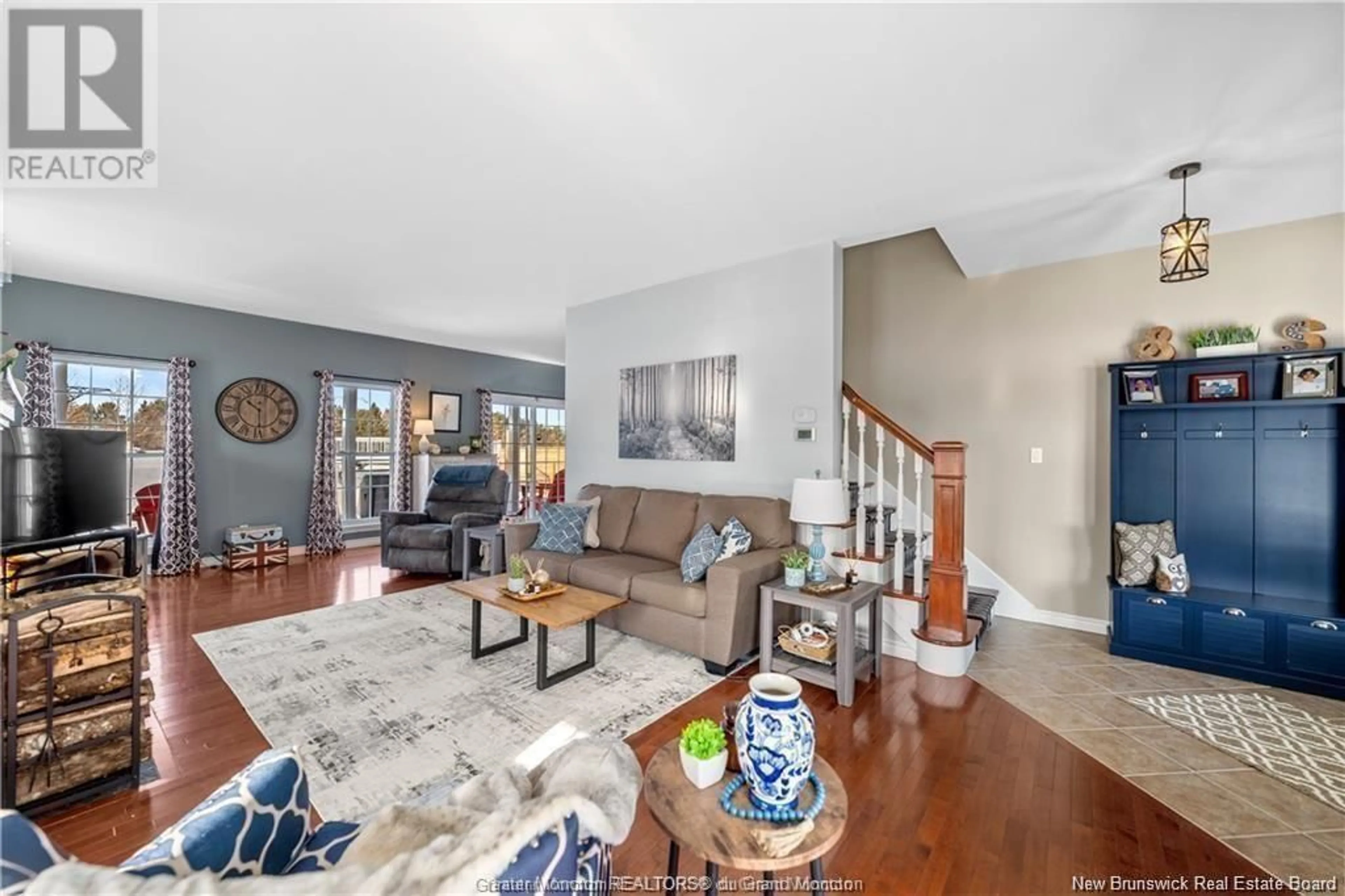 Living room, wood floors for 25 Hutchinson Lane, Rexton New Brunswick E4W1Y8