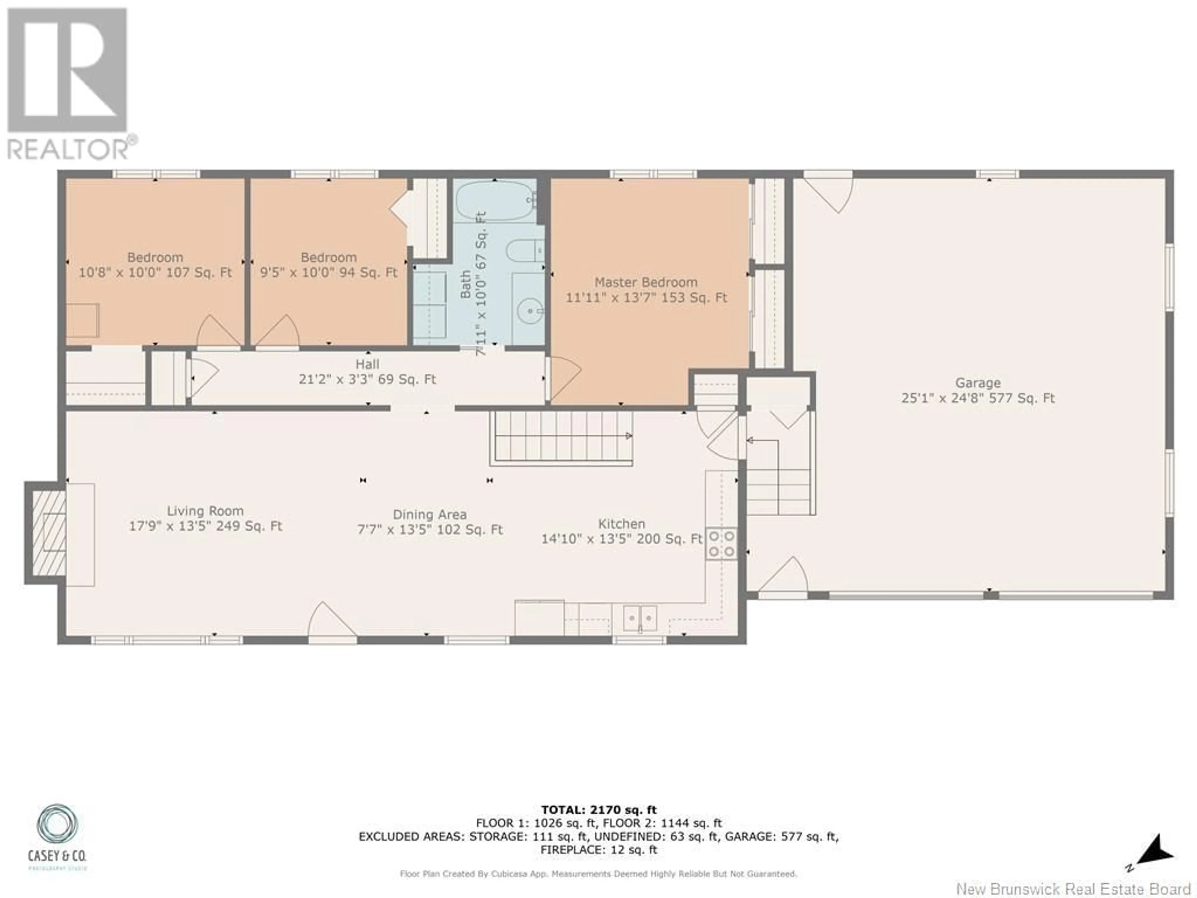 Floor plan for 17 Maillet Lane, Dixon Point New Brunswick E4S3Y3