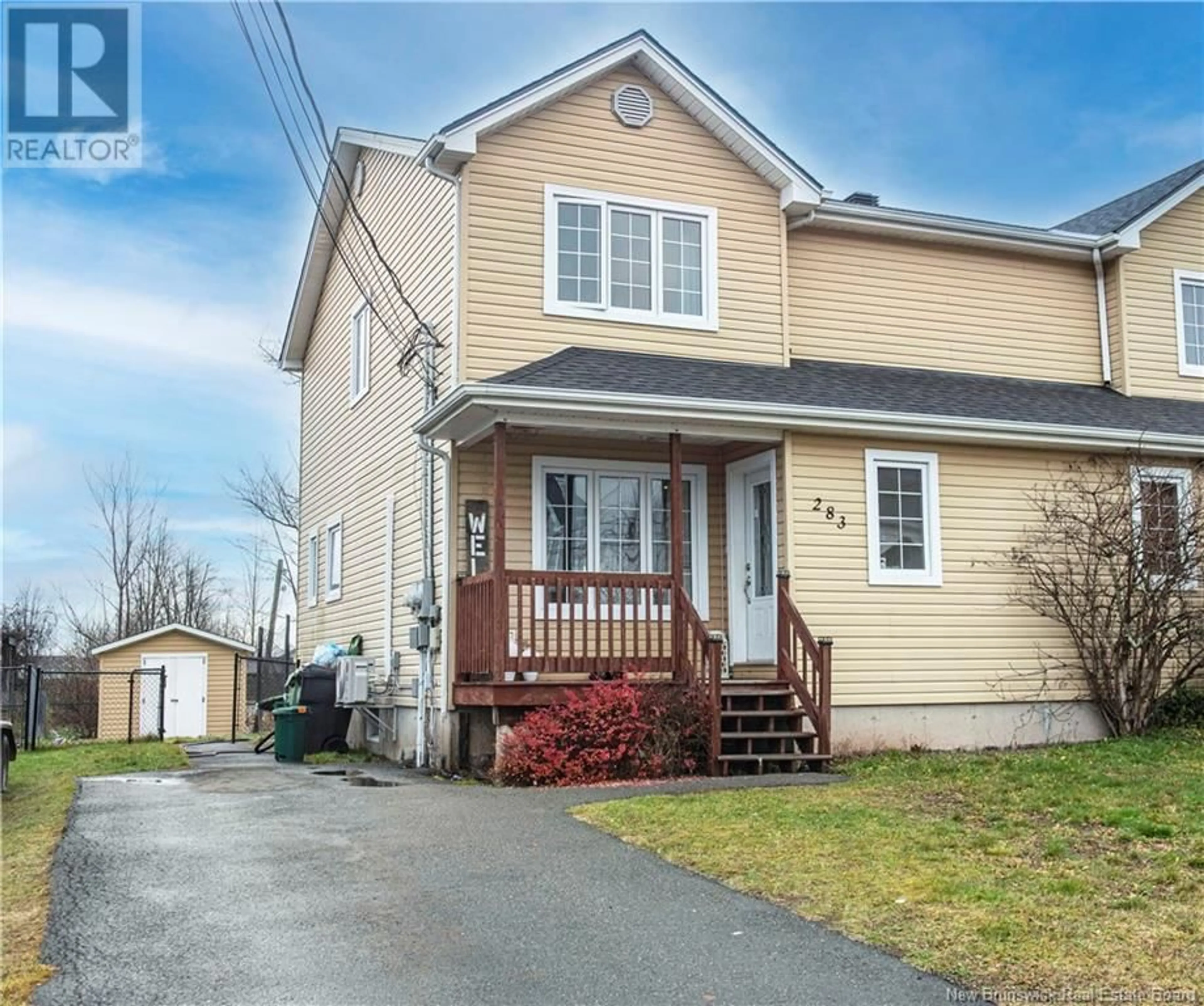 Frontside or backside of a home, the street view for 283 Lonsdale Drive, Moncton New Brunswick E1G0A9