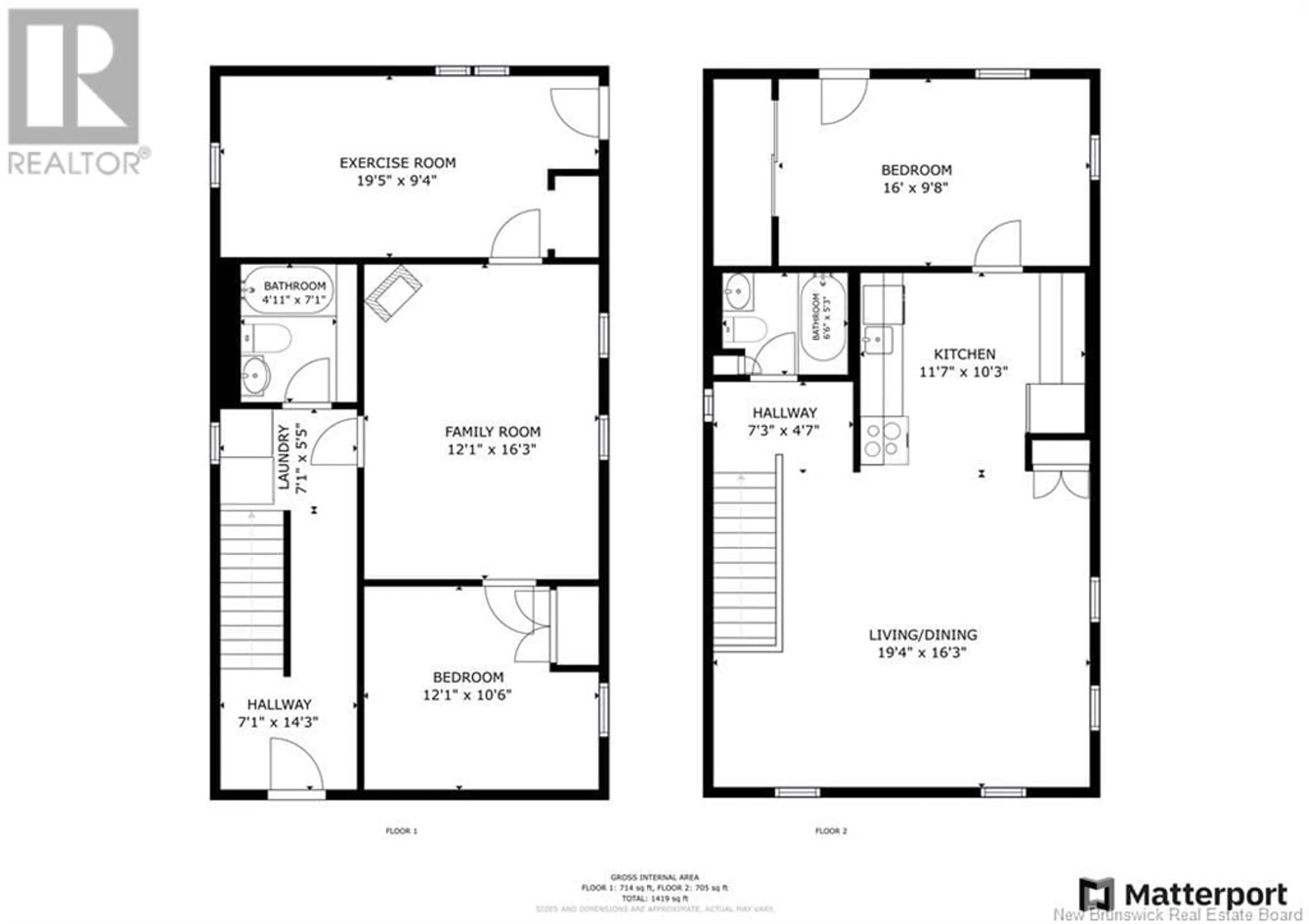 Floor plan for 154 Britain Street, Saint John New Brunswick E2L1X5