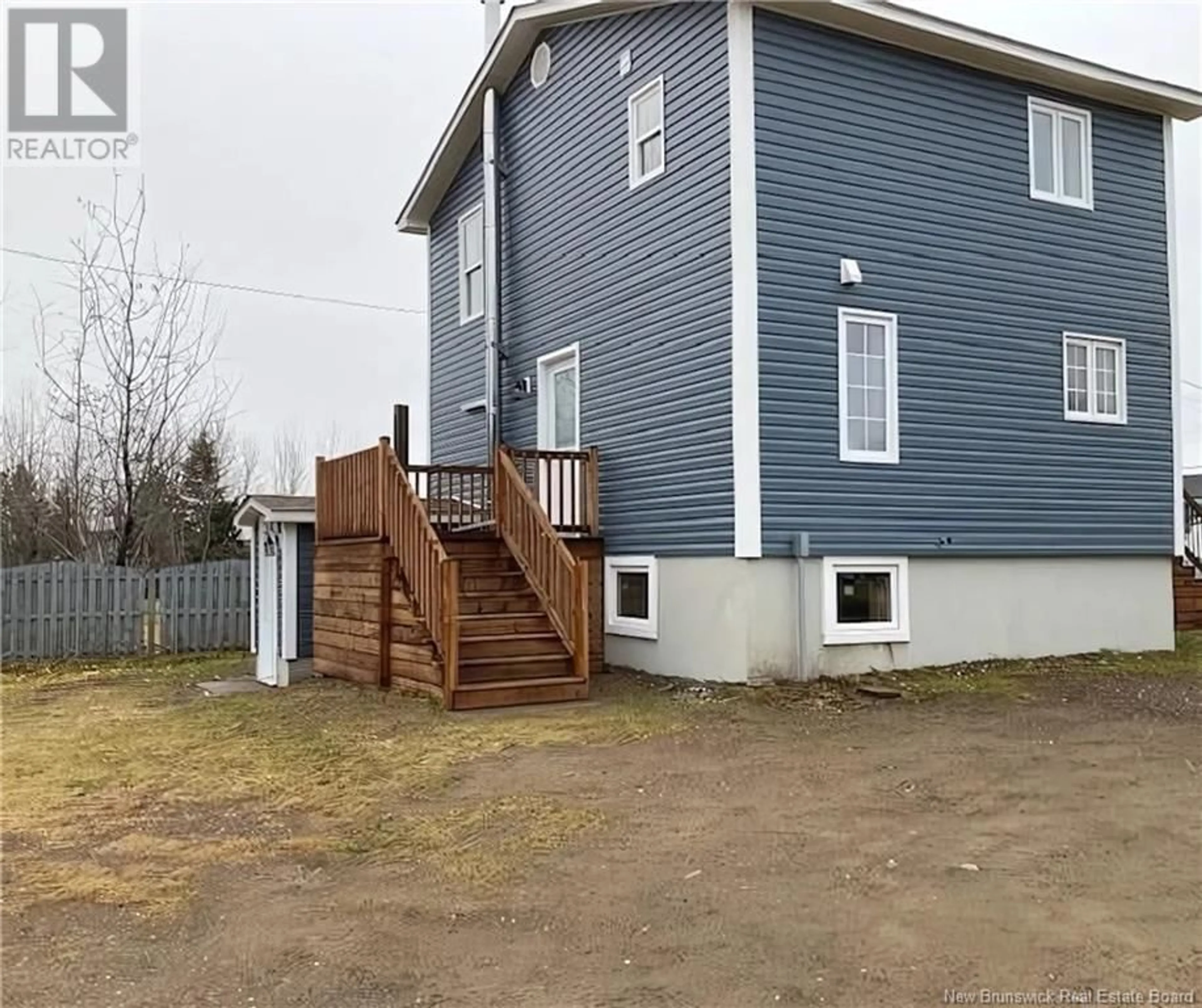 Frontside or backside of a home, the fenced backyard for 3148 rue Principale, Tracadie New Brunswick E1X1A3