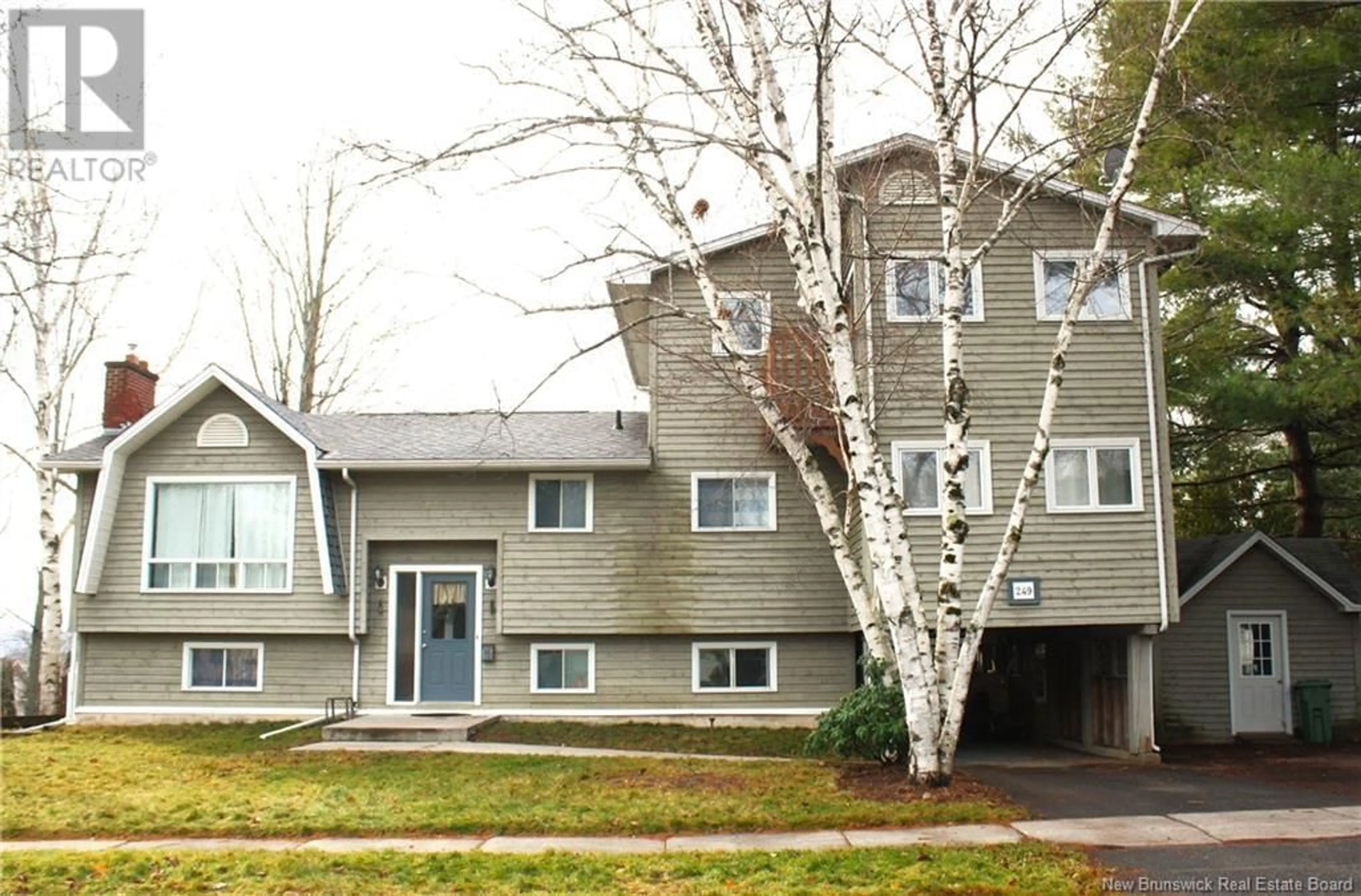 A pic from exterior of the house or condo, the front or back of building for 249 Longwood Drive, Fredericton New Brunswick E3A5C1