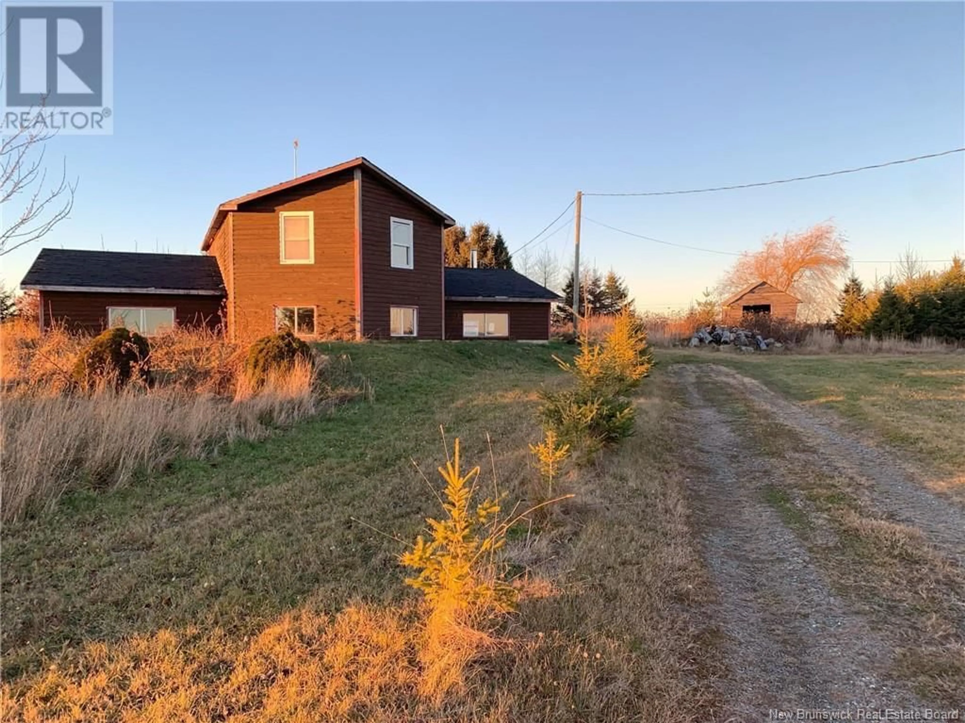 Frontside or backside of a home, the street view for 250 Brown Road, Four Falls New Brunswick E7G3S2