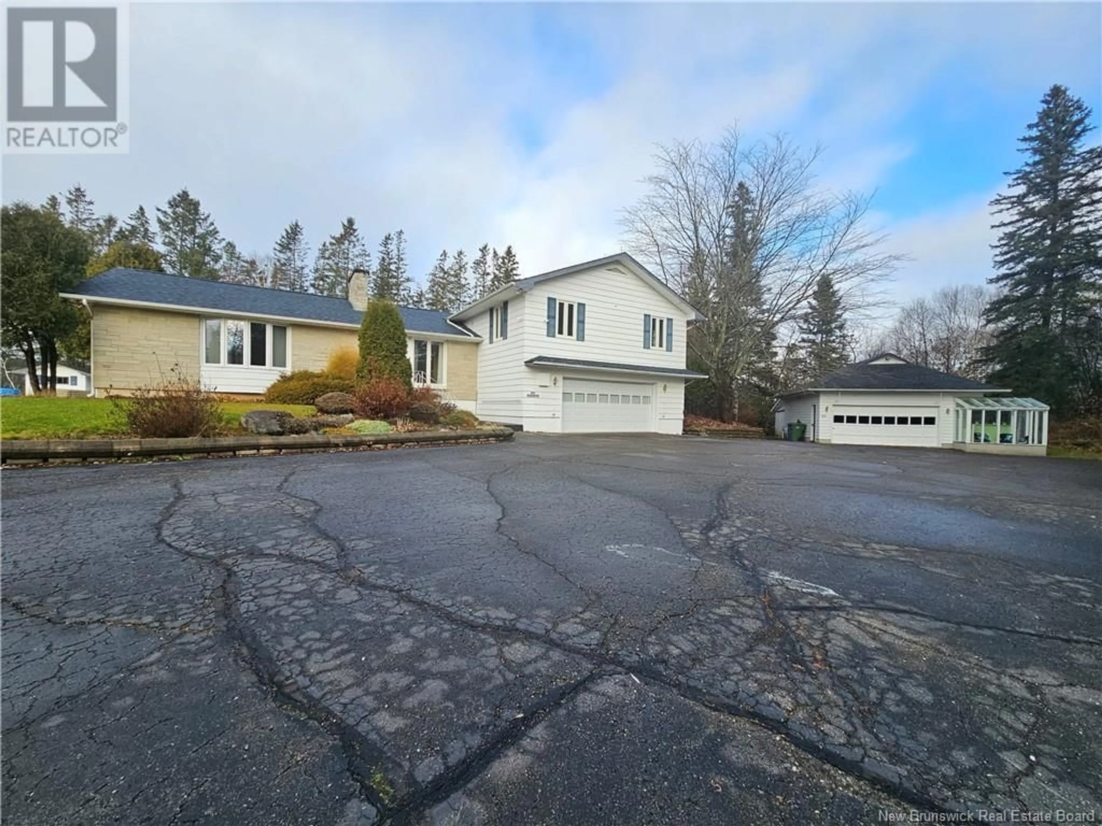 Frontside or backside of a home, the street view for 28 Woodland Hill, Perth-Andover New Brunswick E7H5H5