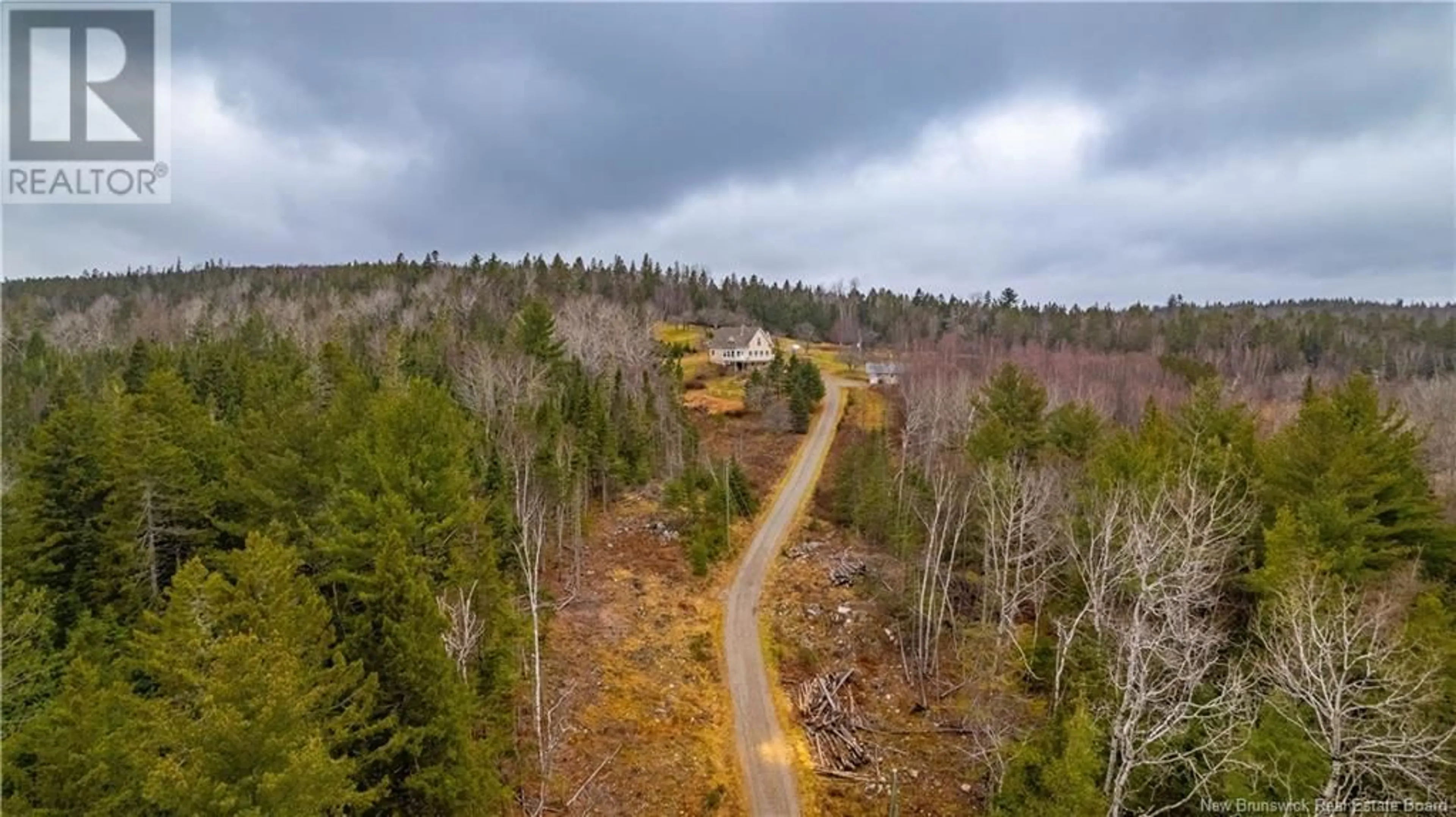 A pic from outside/outdoor area/front of a property/back of a property/a pic from drone, forest/trees view for 167 TODDS POINT ROAD, Dufferin New Brunswick E3L3R5