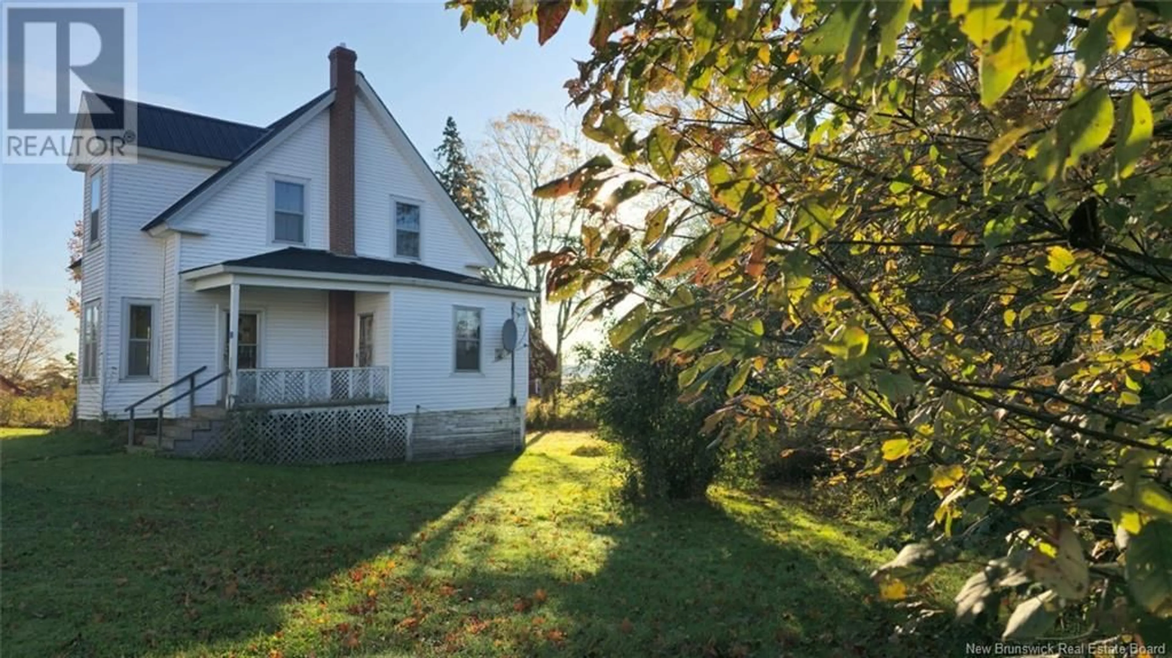 A pic from exterior of the house or condo, the fenced backyard for 8 Buchanan Street, Riverside-Albert New Brunswick E4H3Y1