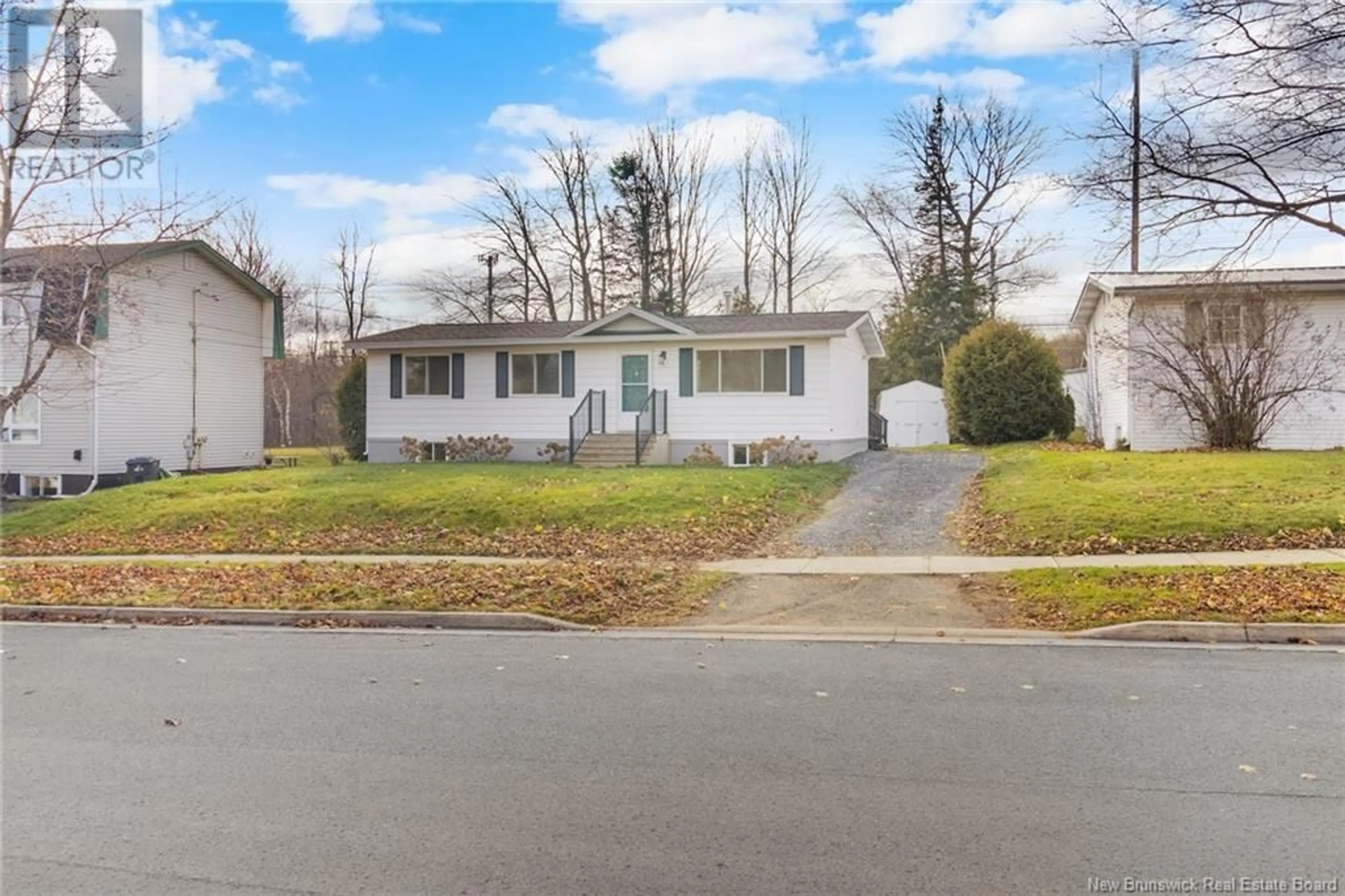 Frontside or backside of a home, the street view for 136 Tilley Drive, Fredericton New Brunswick E3B5L1