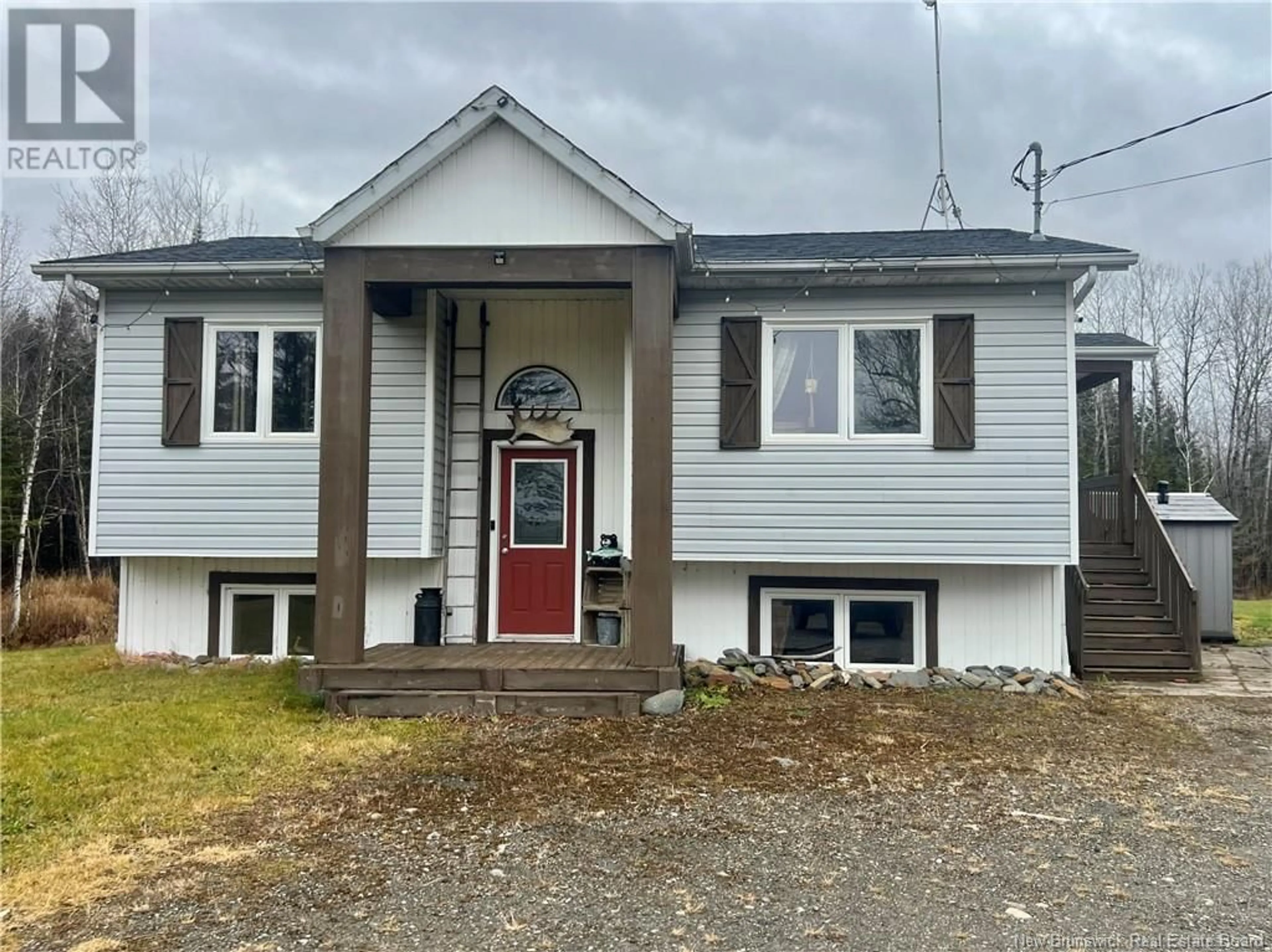 Frontside or backside of a home, the front or back of building for 534 Bourgoin Road, Saint-André New Brunswick E3Y1G5