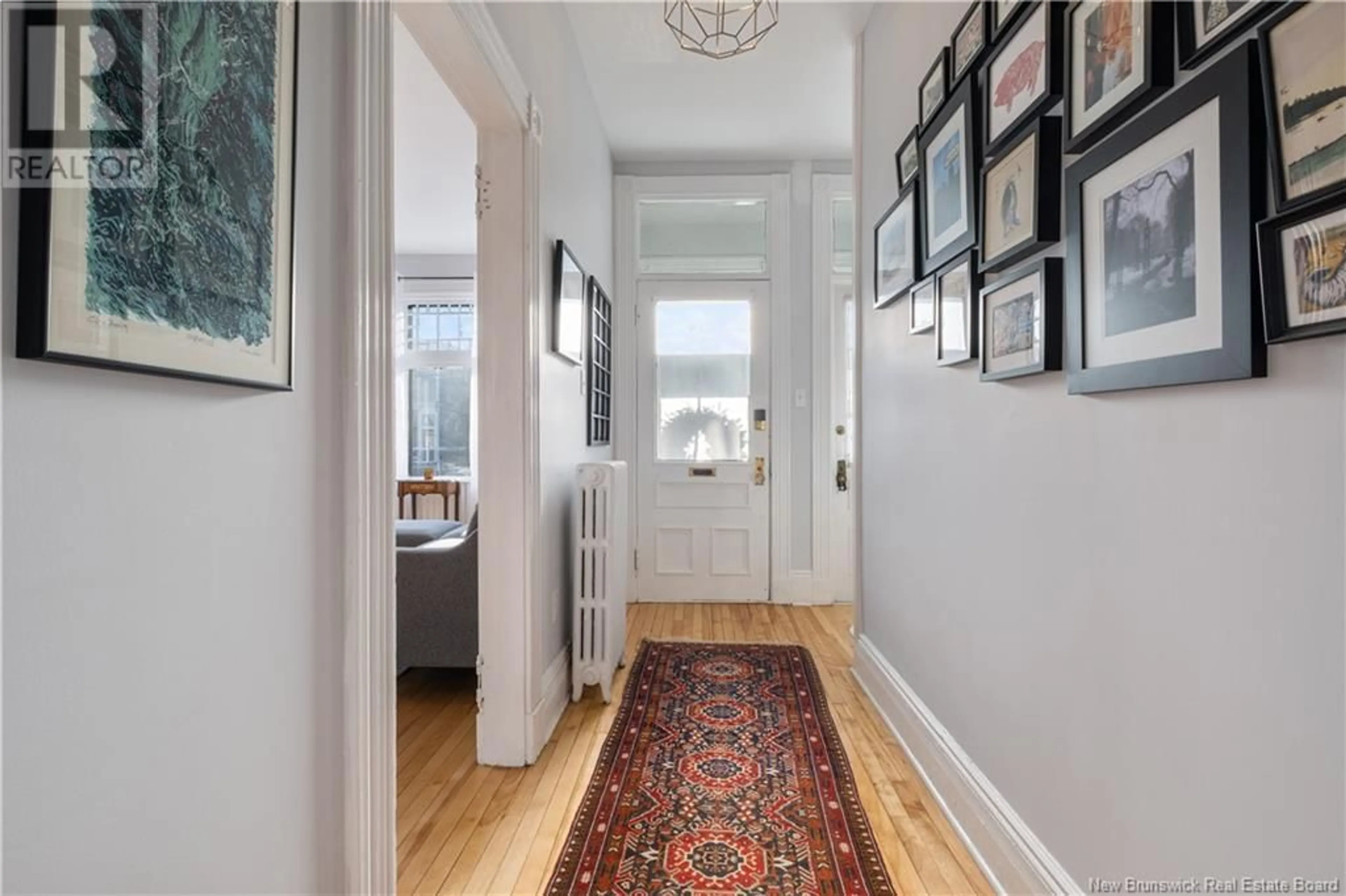 Indoor entryway, wood floors for 159 King Street East, Saint John New Brunswick E2L1G9