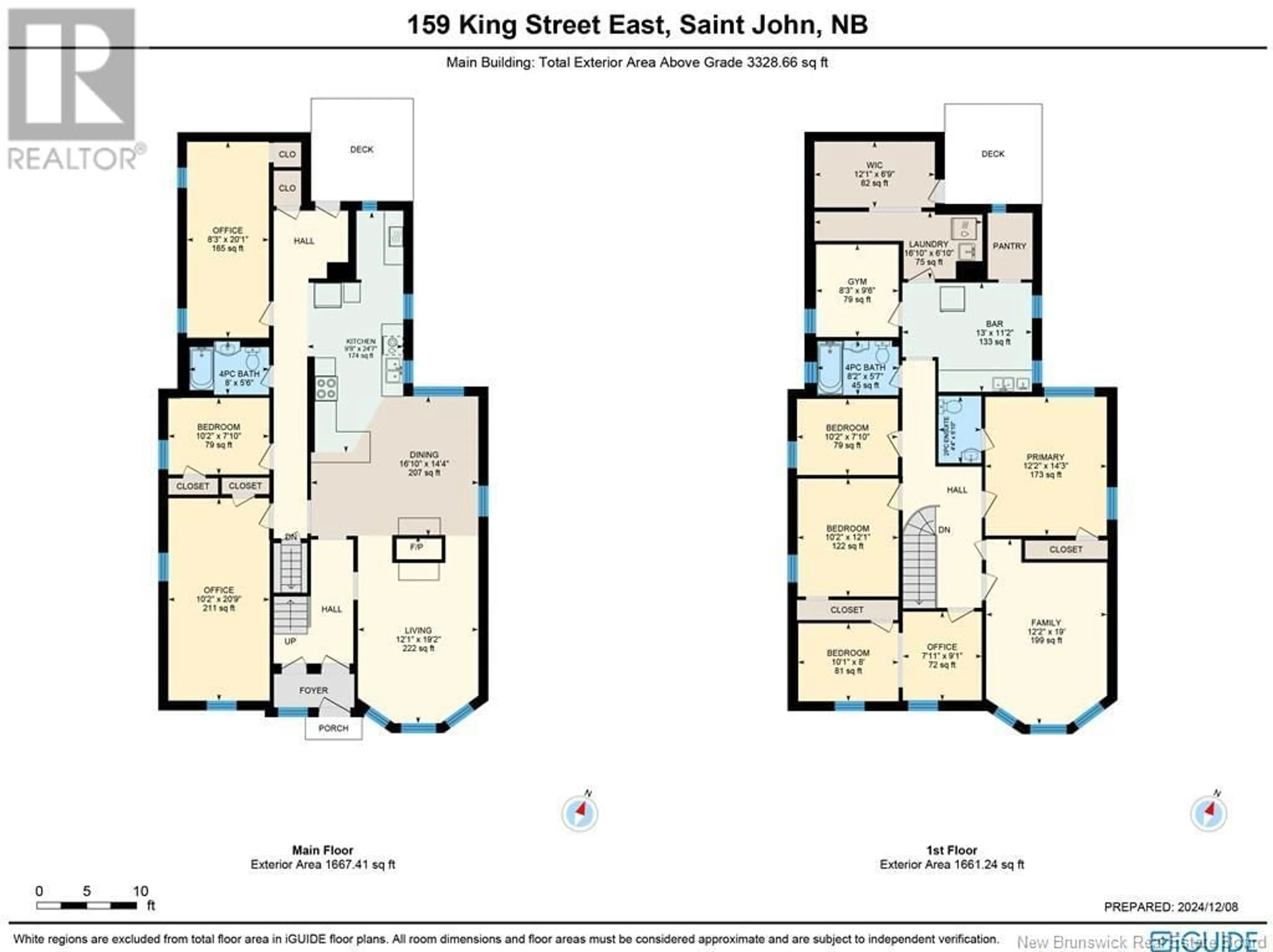 Floor plan for 159 King Street East, Saint John New Brunswick E2L1G9