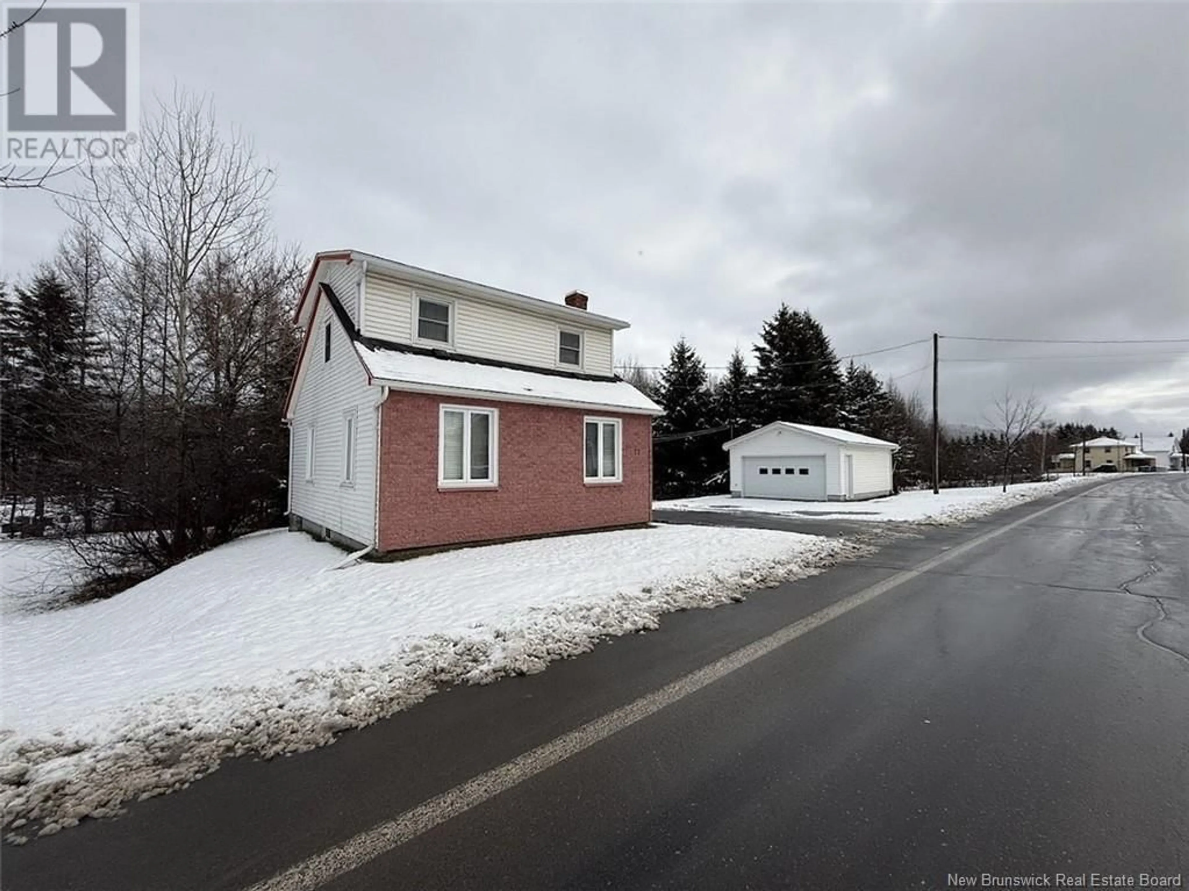 Frontside or backside of a home, the street view for 77 Isidore-Boucher Boulevard, Saint-Jacques New Brunswick E7B1V6