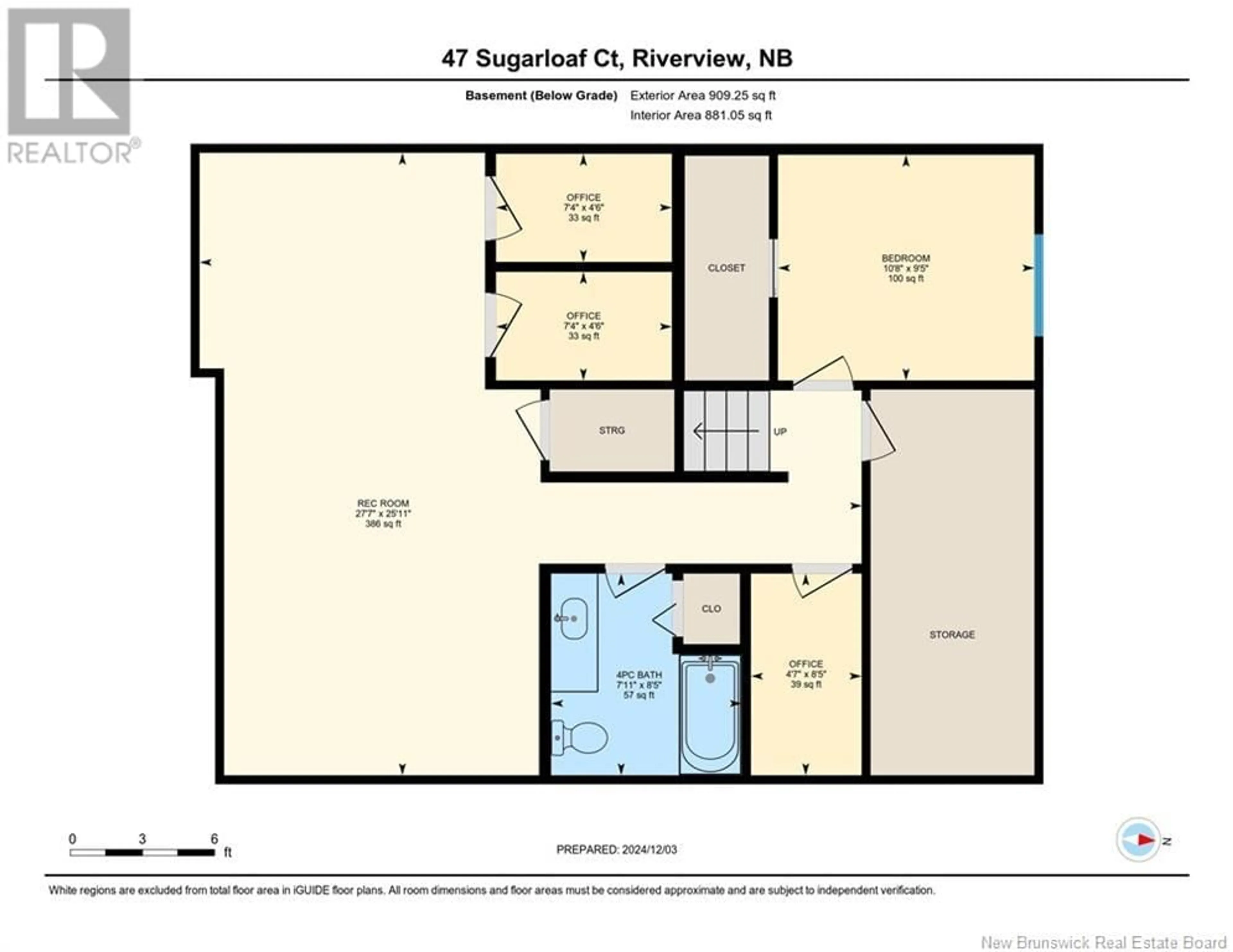 Floor plan for 47 Sugarloaf Court, Riverview New Brunswick E1B0P7