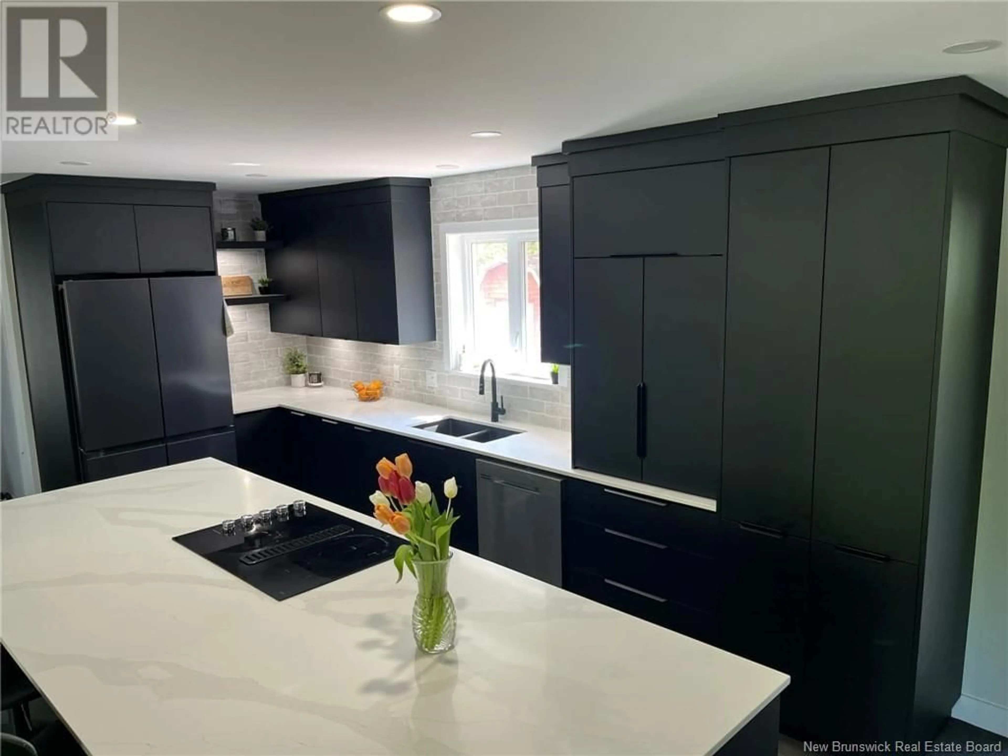 Contemporary kitchen, wood floors for 3 Bellefleur Street, Saint-Basile New Brunswick E7C2G9