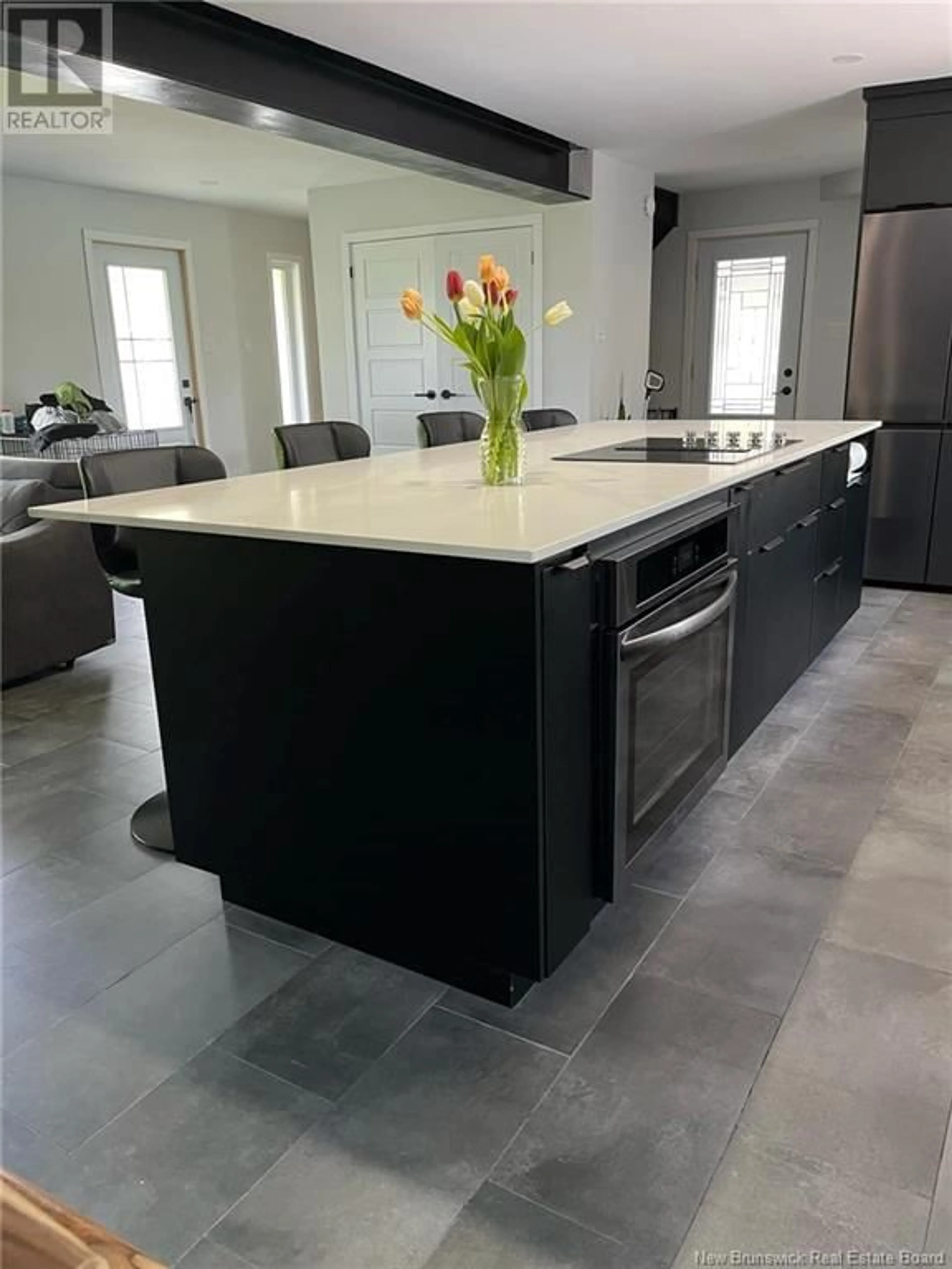 Contemporary kitchen, ceramic floors for 3 Bellefleur Street, Saint-Basile New Brunswick E7C2G9
