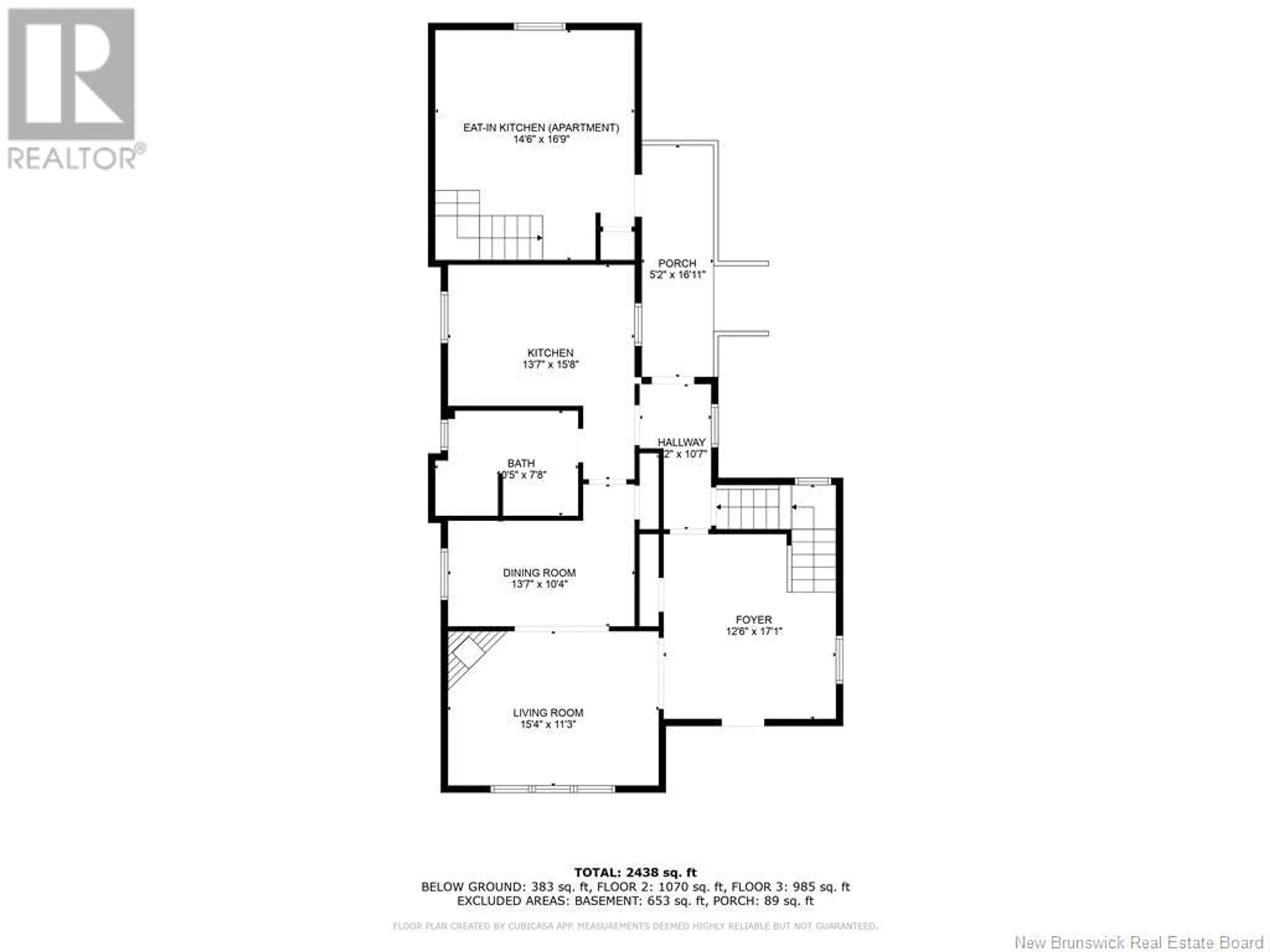 Floor plan for 9 King Street, Campbellton New Brunswick E3N1C1