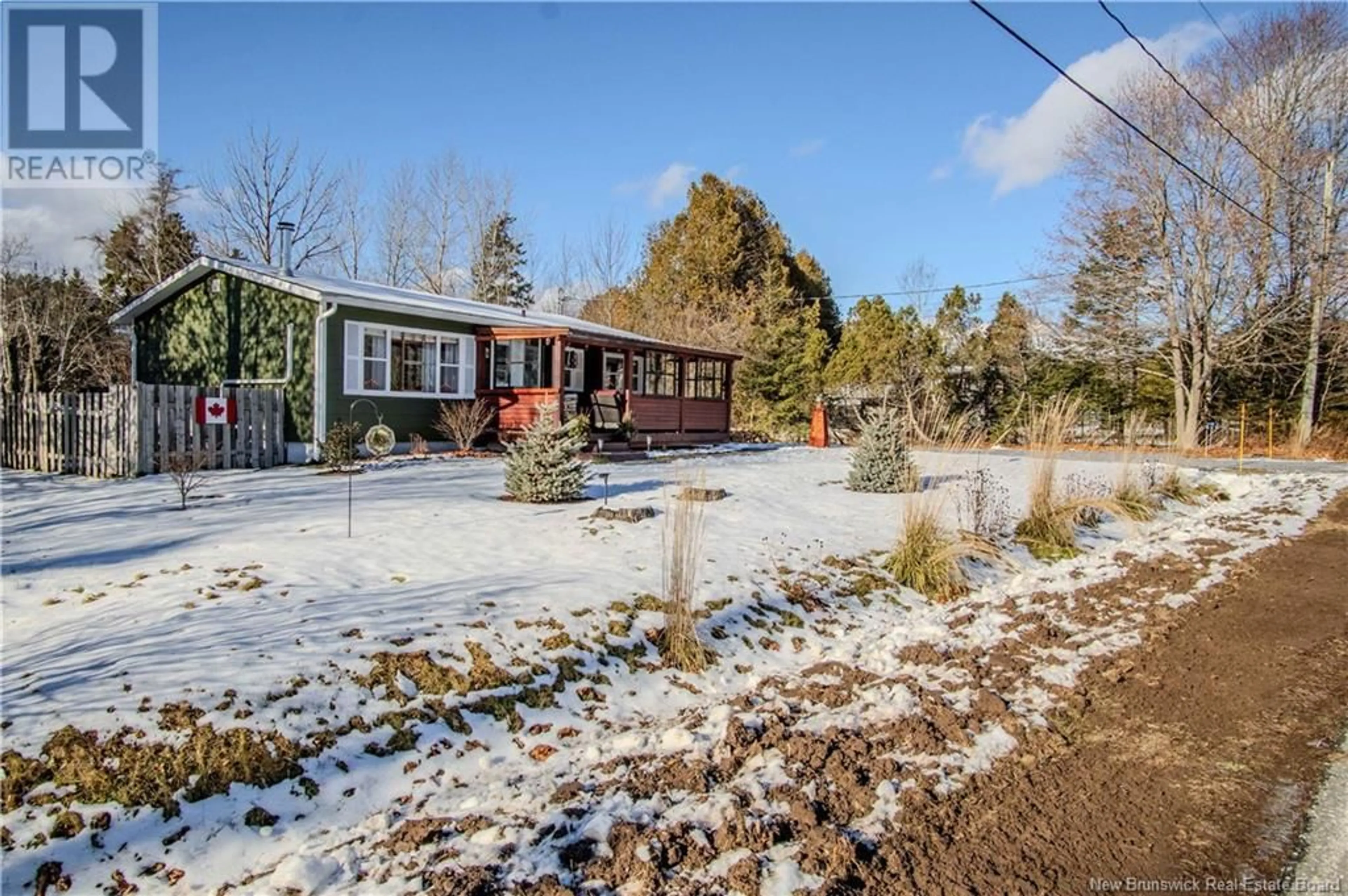 A pic from exterior of the house or condo, the fenced backyard for 24 George Street, Grand Bay-Westfield New Brunswick E5K2H4