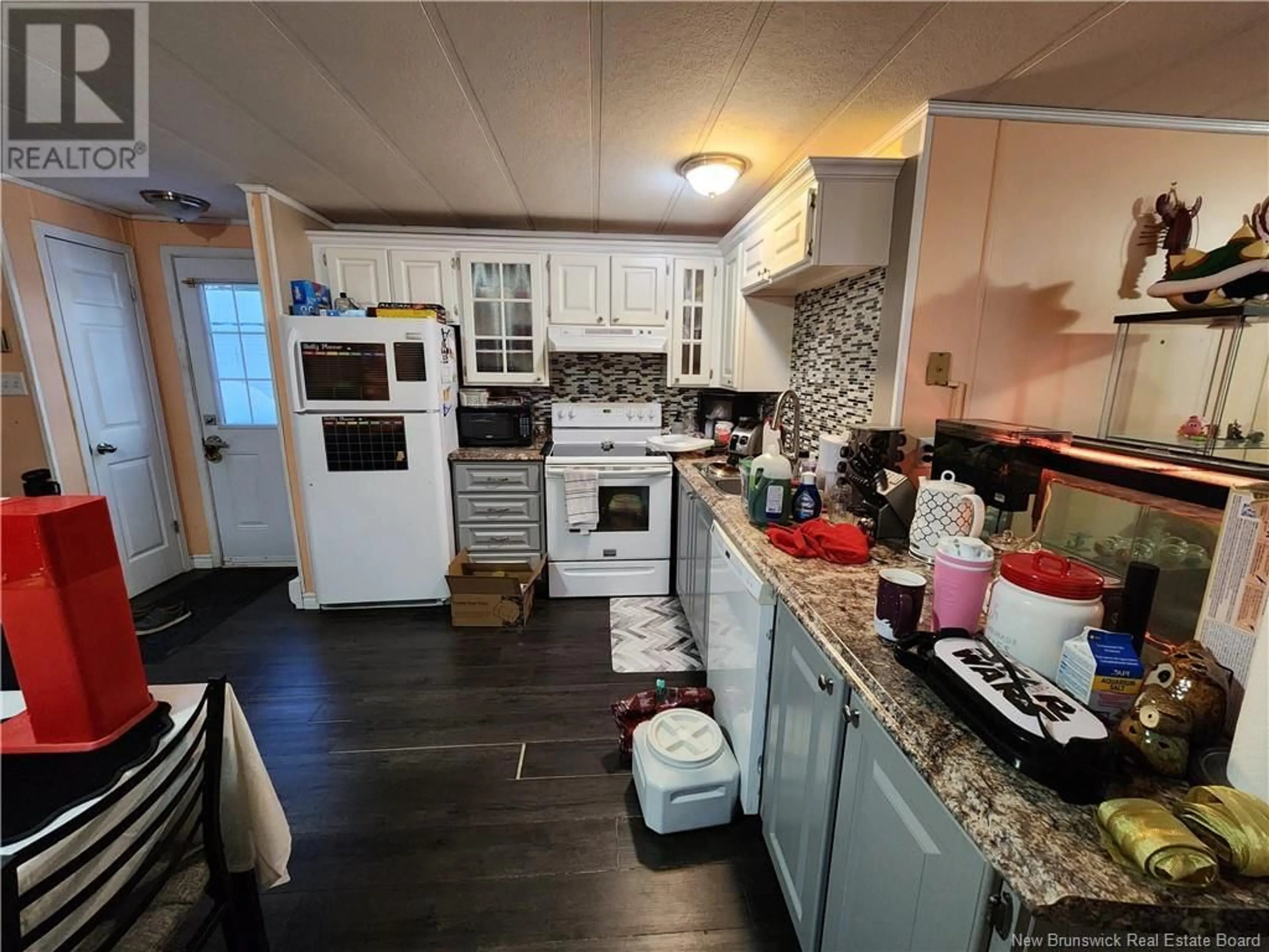 Kitchen, wood floors, cottage for 487 Zachary Loop, Fredericton New Brunswick E3B7M6