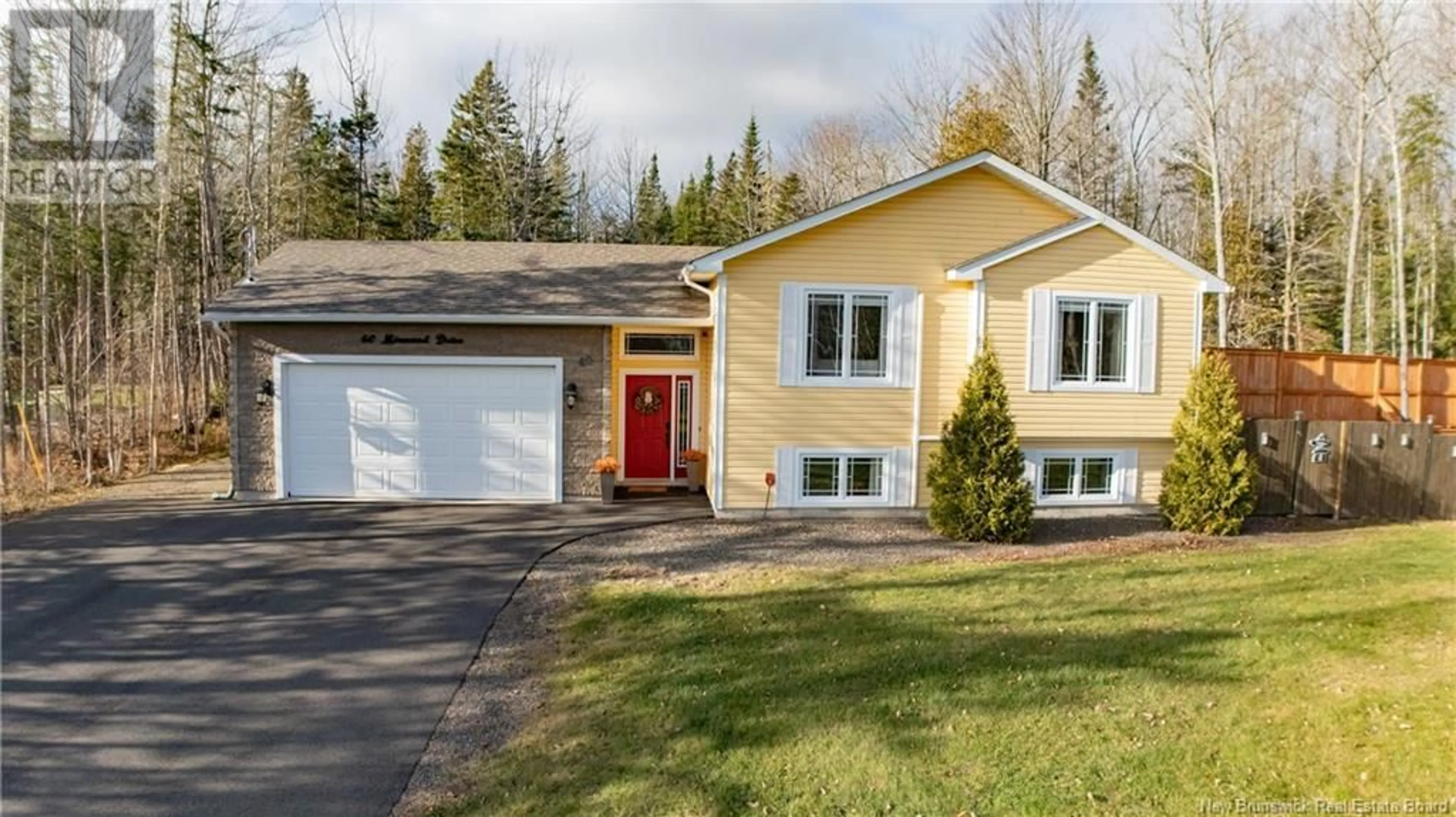 Frontside or backside of a home, cottage for 60 Mirwood Drive, Waasis New Brunswick E3B0P3