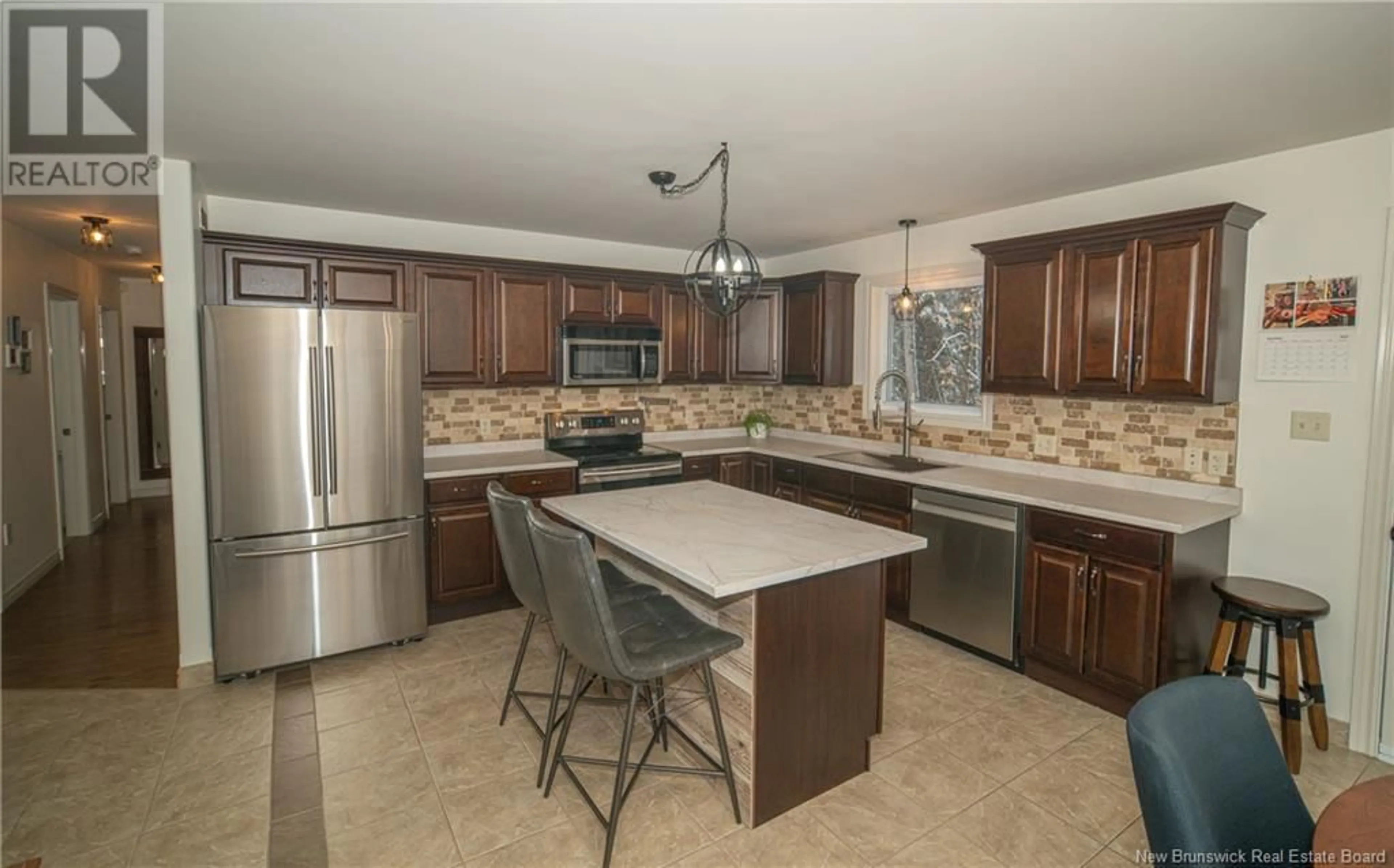 Open concept kitchen for 60 Mirwood Drive, Waasis New Brunswick E3B0P3