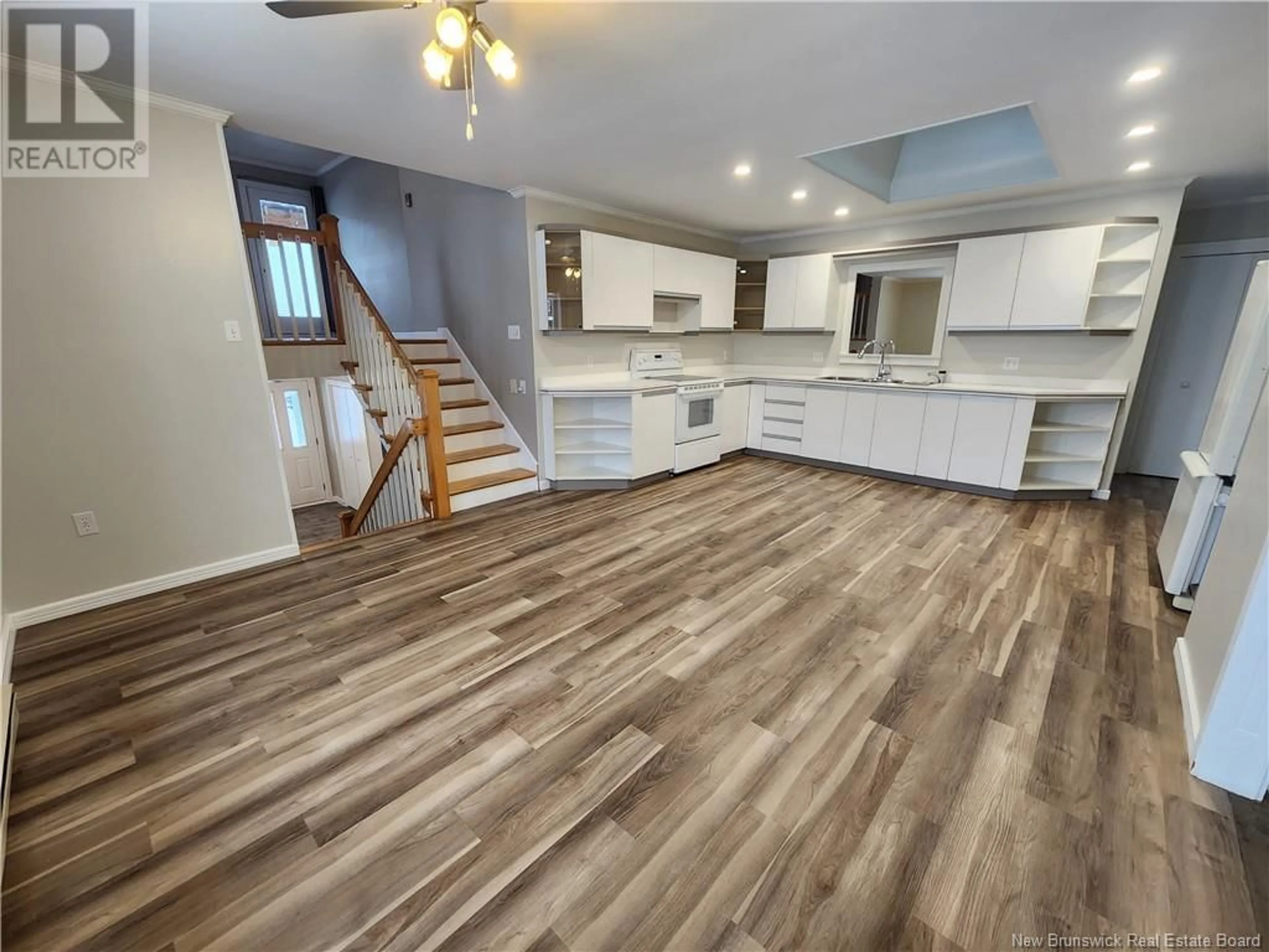 Open concept kitchen for 25 Marcel Street, Grand Falls New Brunswick E3Y1B7