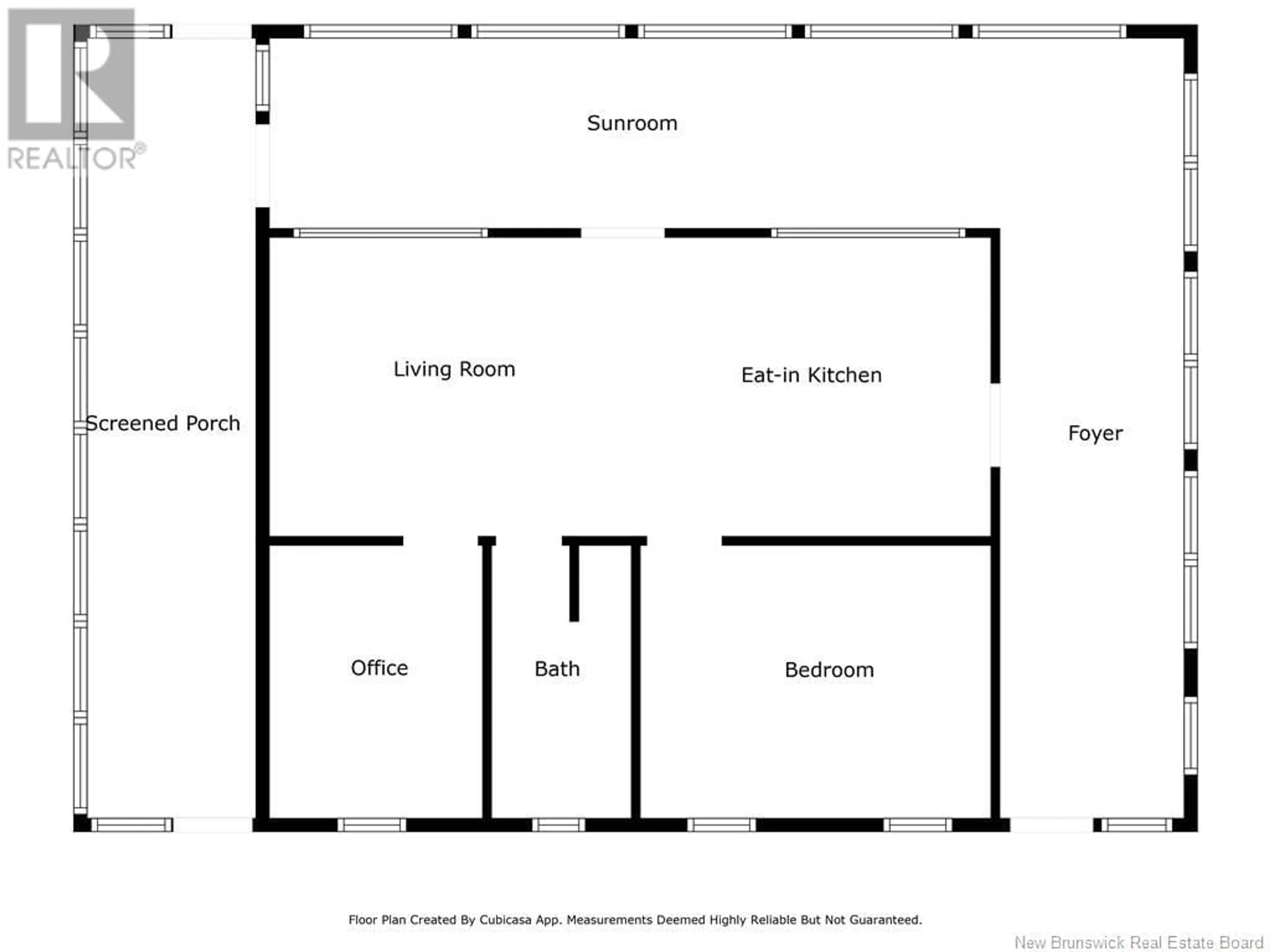 Floor plan for 279 Goulette Point Road, Charlo New Brunswick E8E2K5