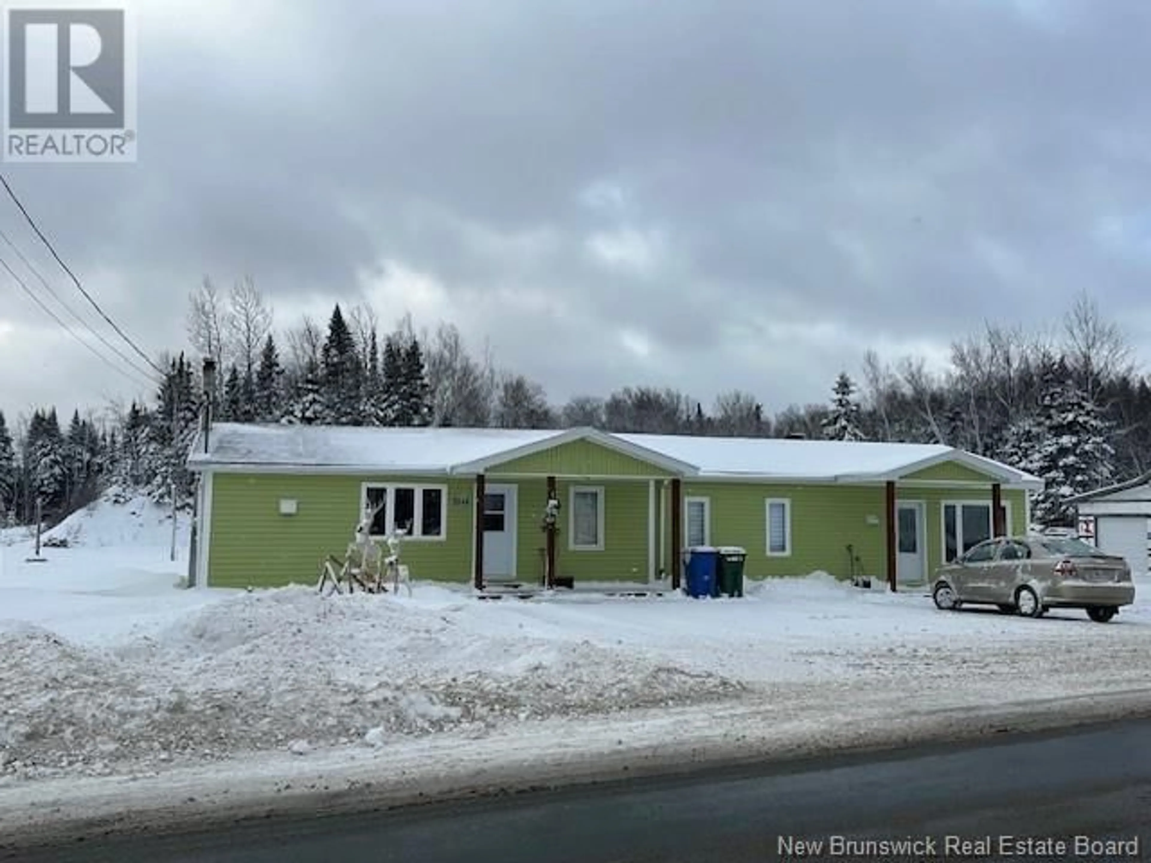 Frontside or backside of a home, the street view for 2544 Chemin Maltais, Val-D'amour New Brunswick E3N5J4